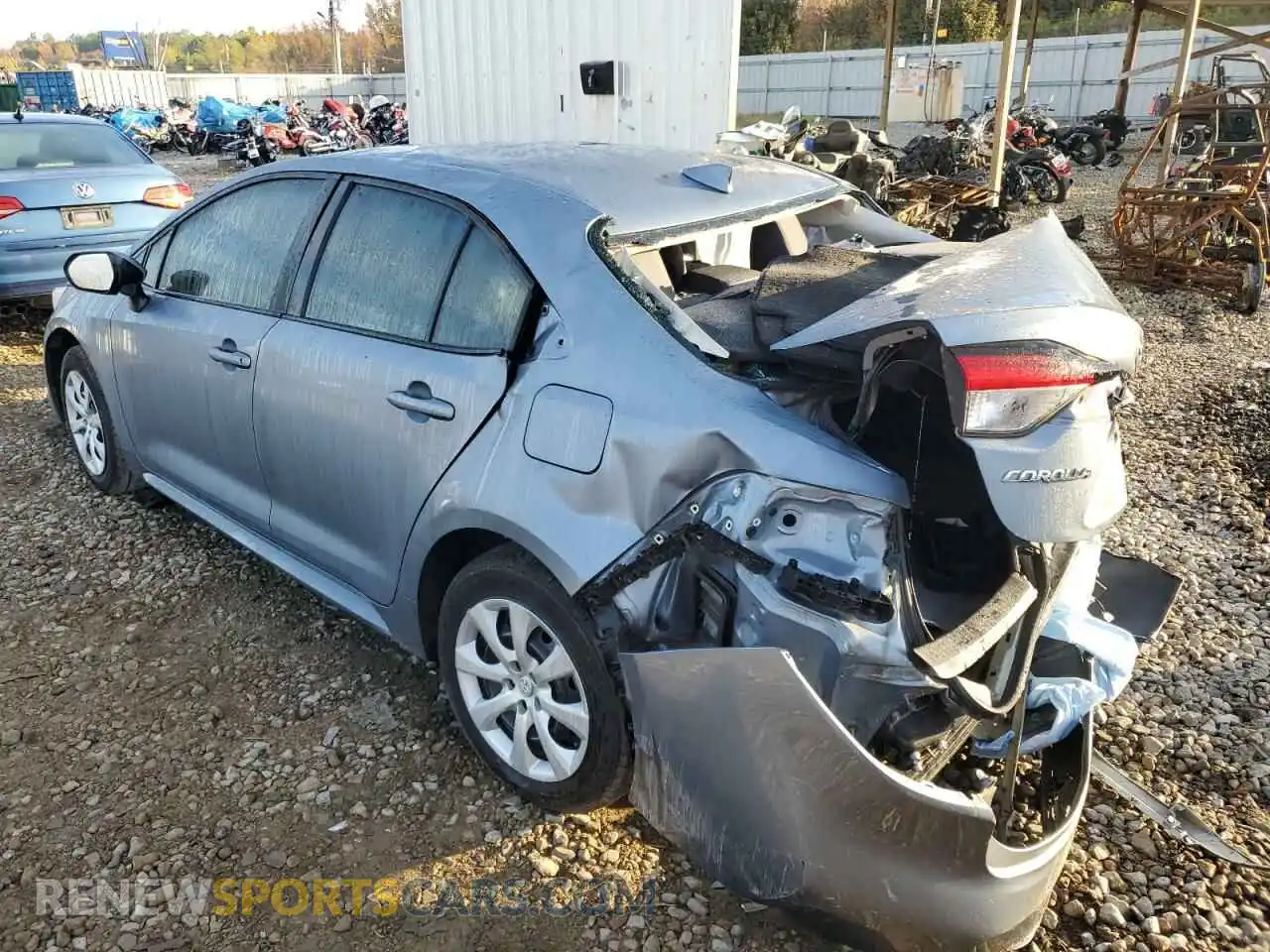 3 Фотография поврежденного автомобиля 5YFEPRAE0LP112355 TOYOTA COROLLA 2020