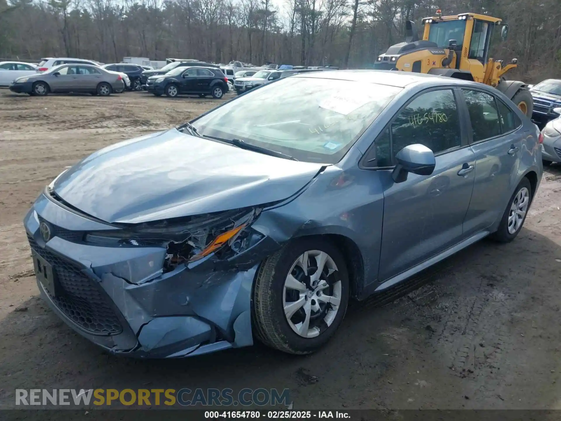 2 Photograph of a damaged car 5YFEPRAE0LP134923 TOYOTA COROLLA 2020