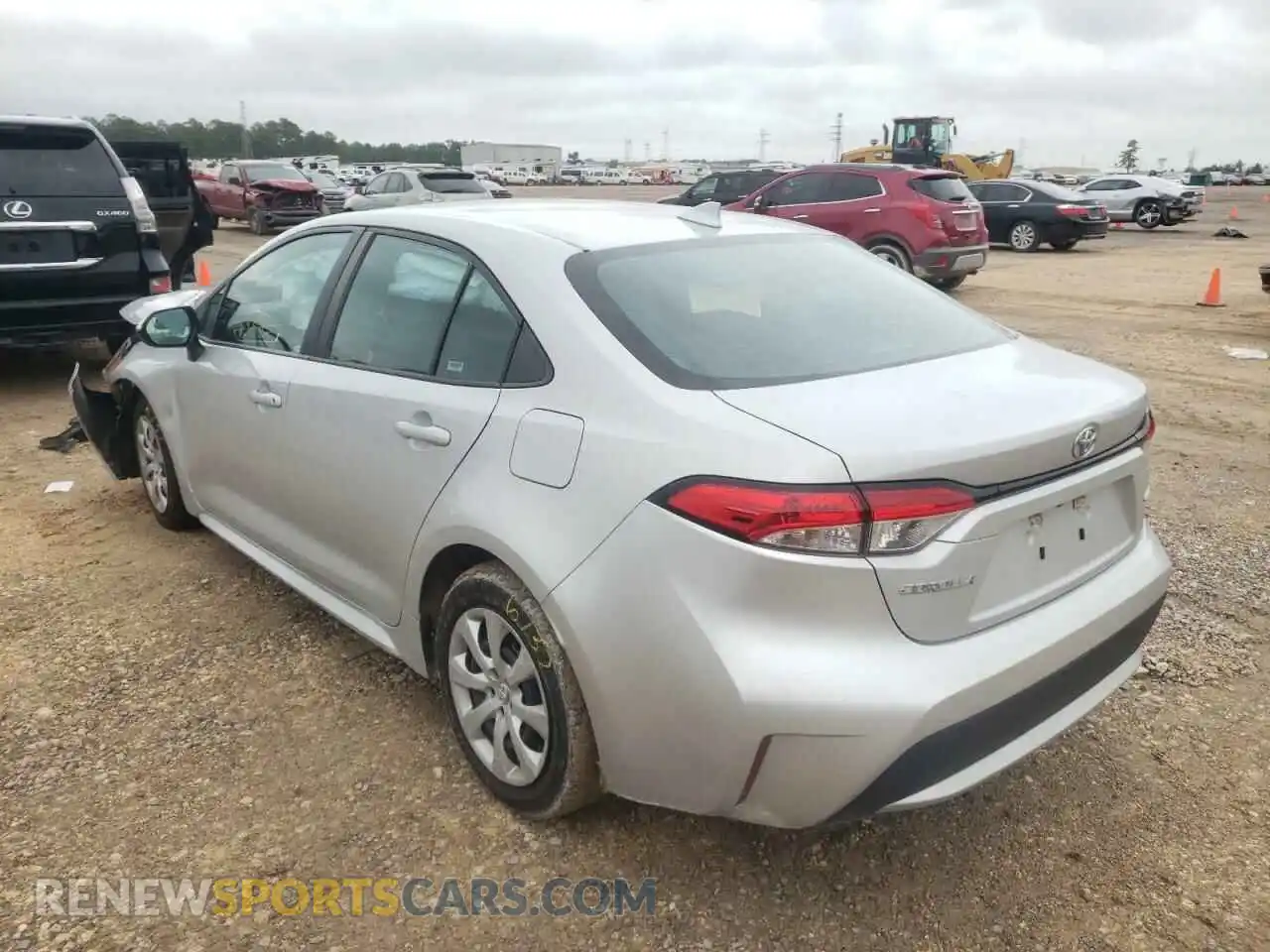 3 Photograph of a damaged car 5YFEPRAE1LP005380 TOYOTA COROLLA 2020