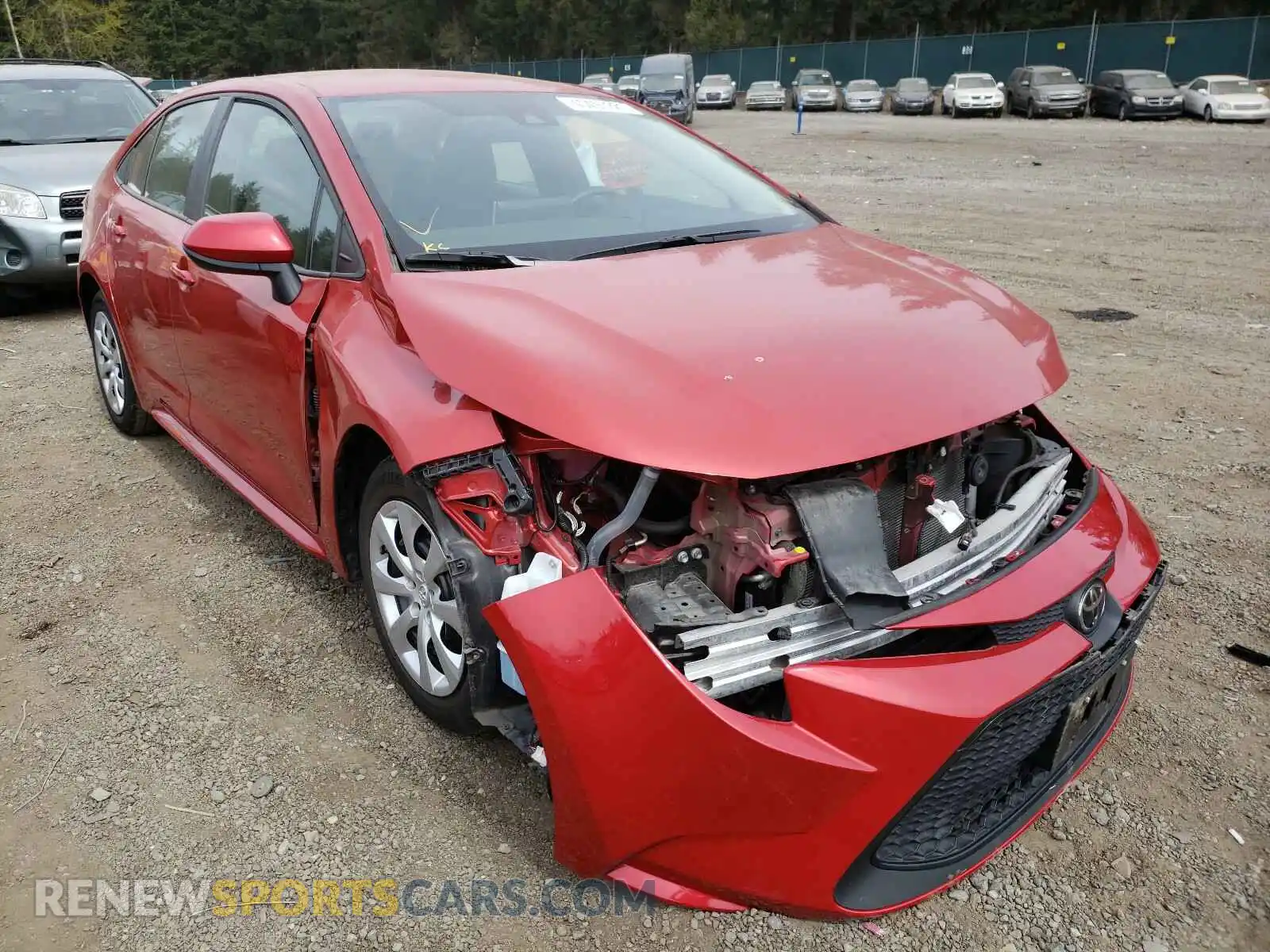 1 Фотография поврежденного автомобиля 5YFEPRAE1LP010174 TOYOTA COROLLA 2020
