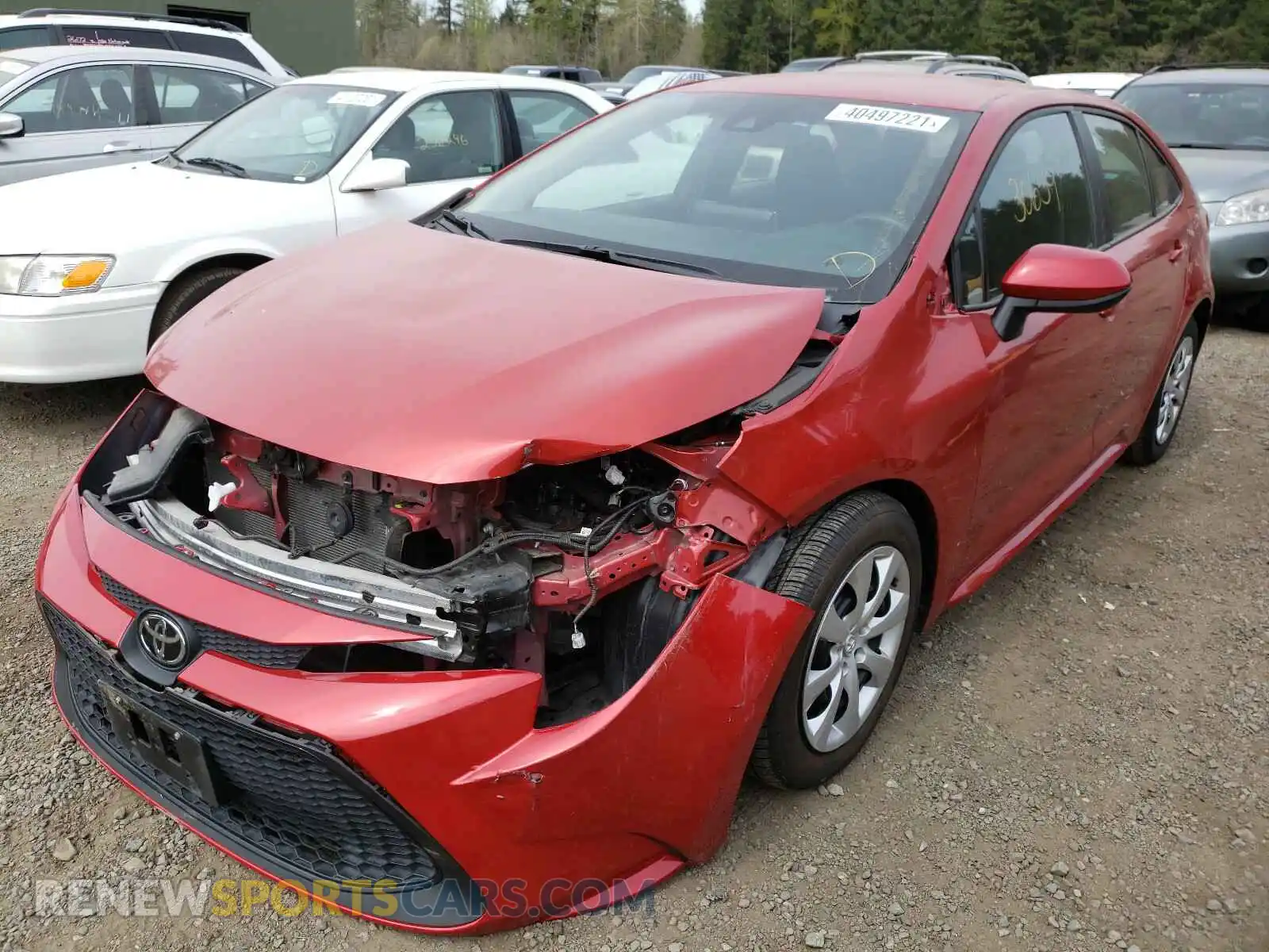 2 Фотография поврежденного автомобиля 5YFEPRAE1LP010174 TOYOTA COROLLA 2020