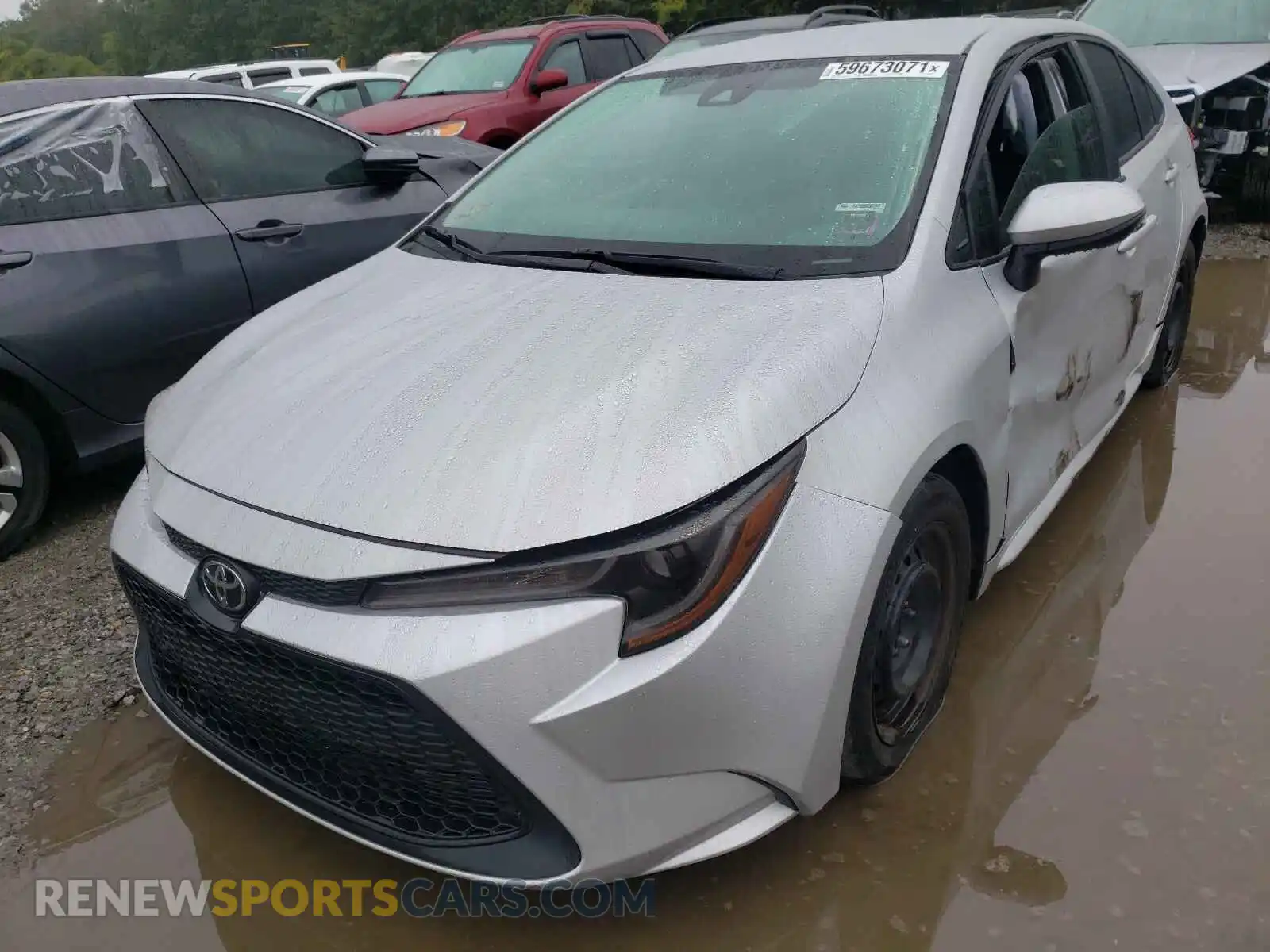 2 Photograph of a damaged car 5YFEPRAE1LP023233 TOYOTA COROLLA 2020