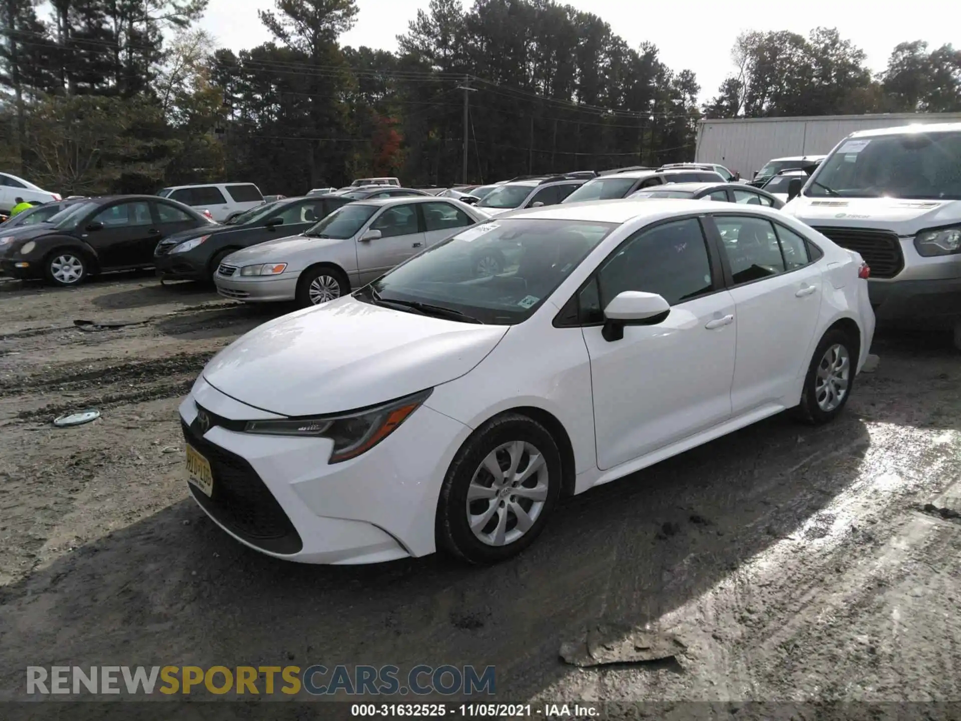 2 Photograph of a damaged car 5YFEPRAE1LP024186 TOYOTA COROLLA 2020