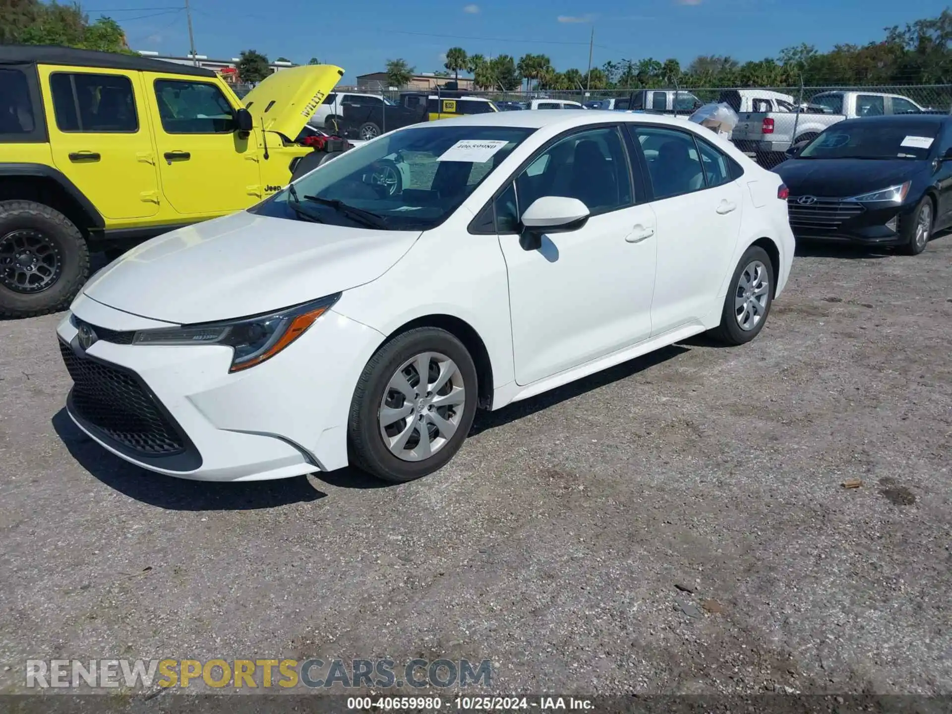 2 Photograph of a damaged car 5YFEPRAE1LP025726 TOYOTA COROLLA 2020