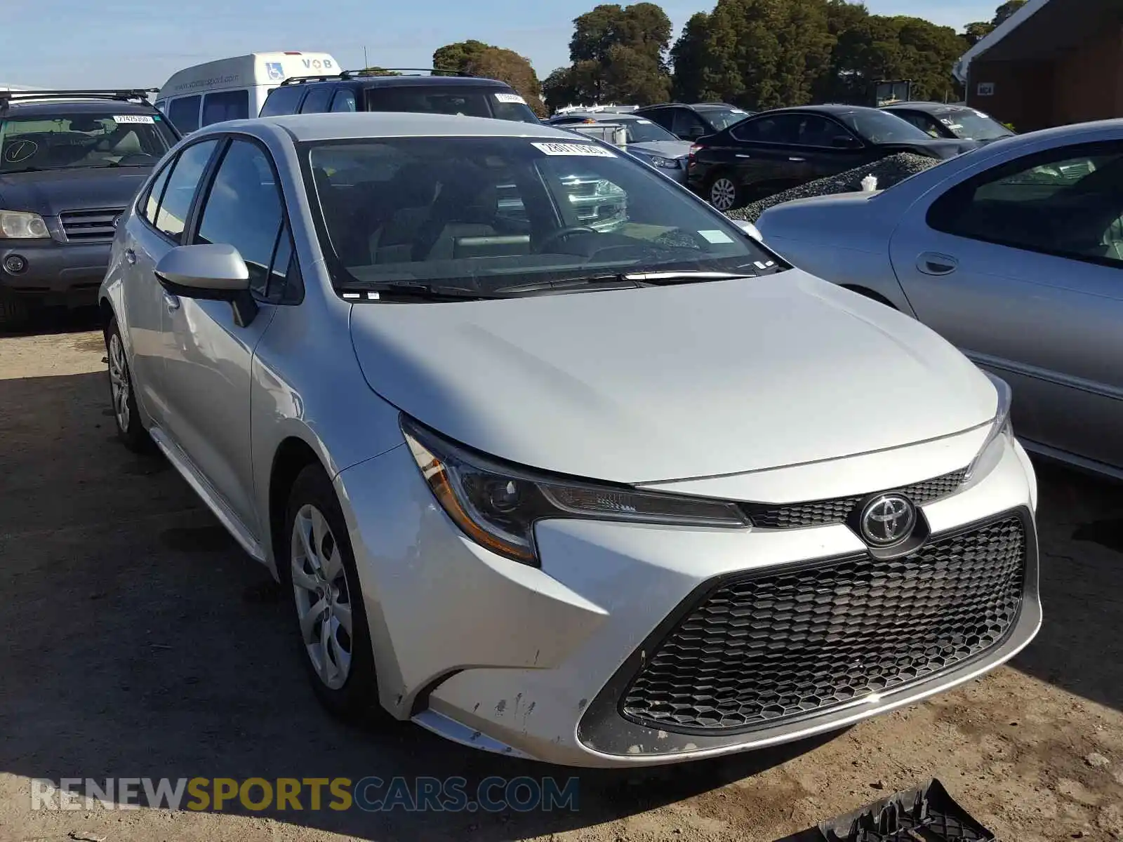 1 Photograph of a damaged car 5YFEPRAE1LP032837 TOYOTA COROLLA 2020