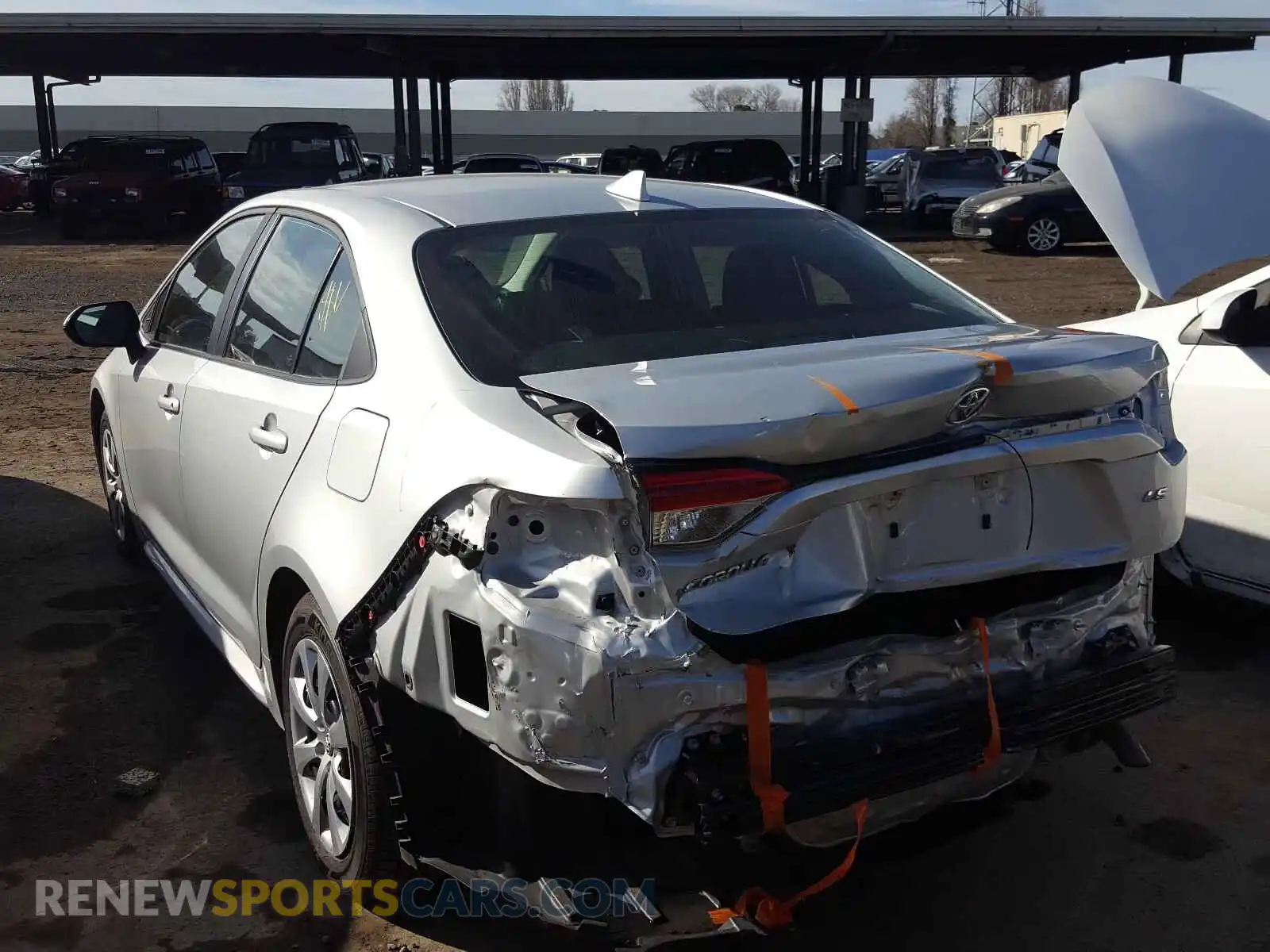 3 Photograph of a damaged car 5YFEPRAE1LP032837 TOYOTA COROLLA 2020