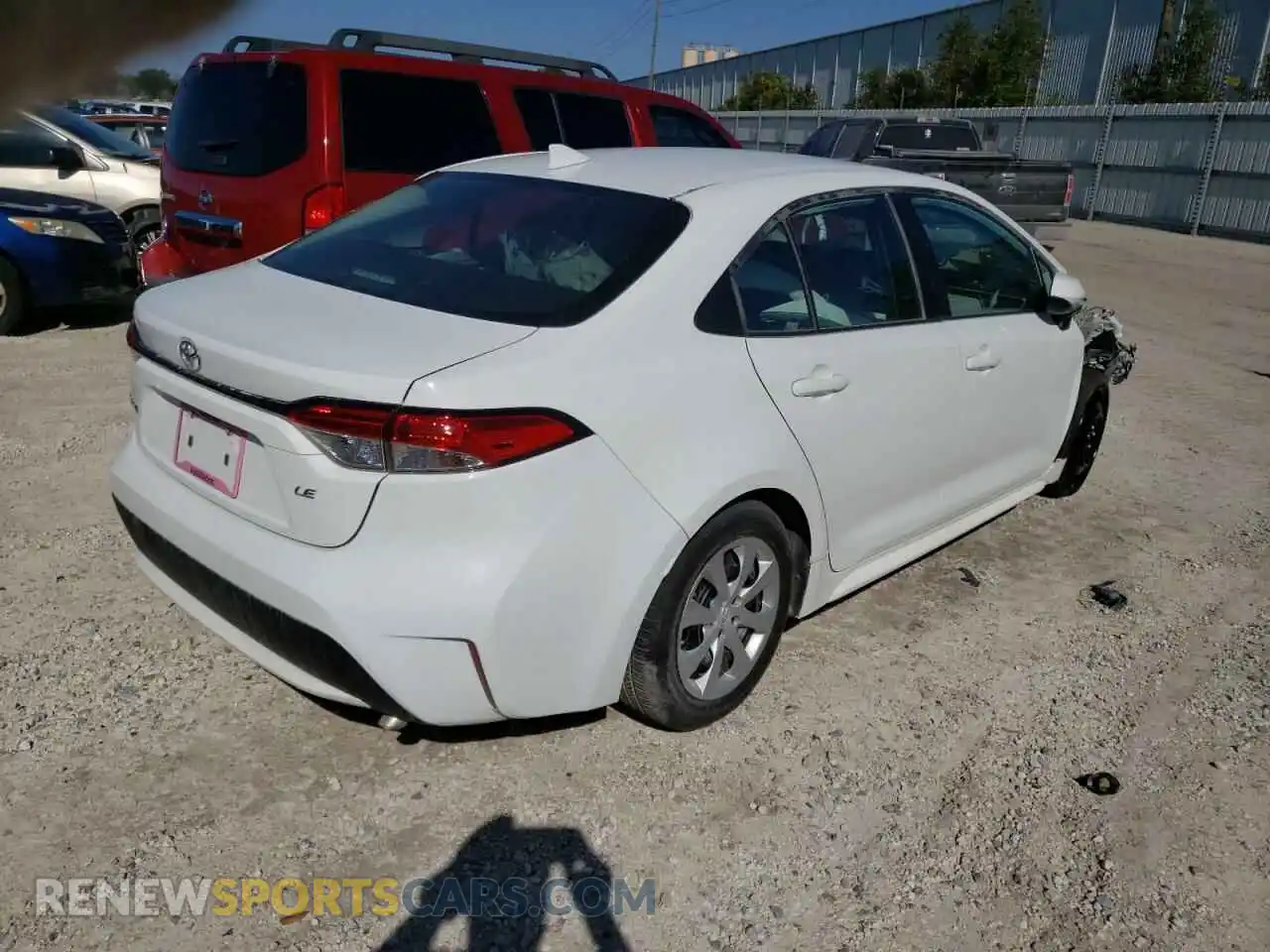 3 Photograph of a damaged car 5YFEPRAE1LP037987 TOYOTA COROLLA 2020