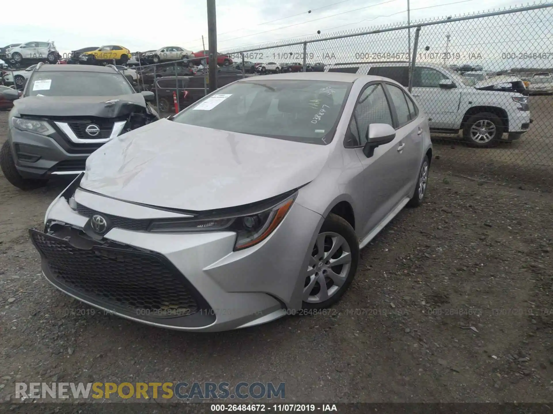 2 Photograph of a damaged car 5YFEPRAE1LP038847 TOYOTA COROLLA 2020