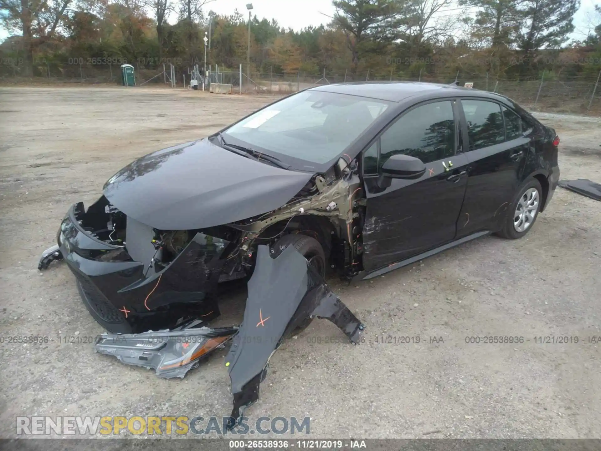 2 Photograph of a damaged car 5YFEPRAE1LP057253 TOYOTA COROLLA 2020