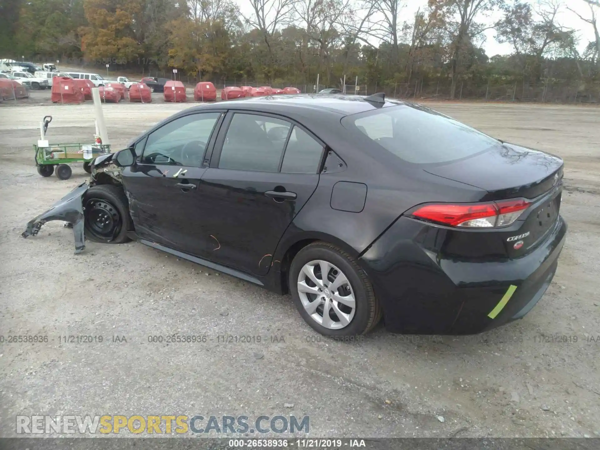 3 Photograph of a damaged car 5YFEPRAE1LP057253 TOYOTA COROLLA 2020