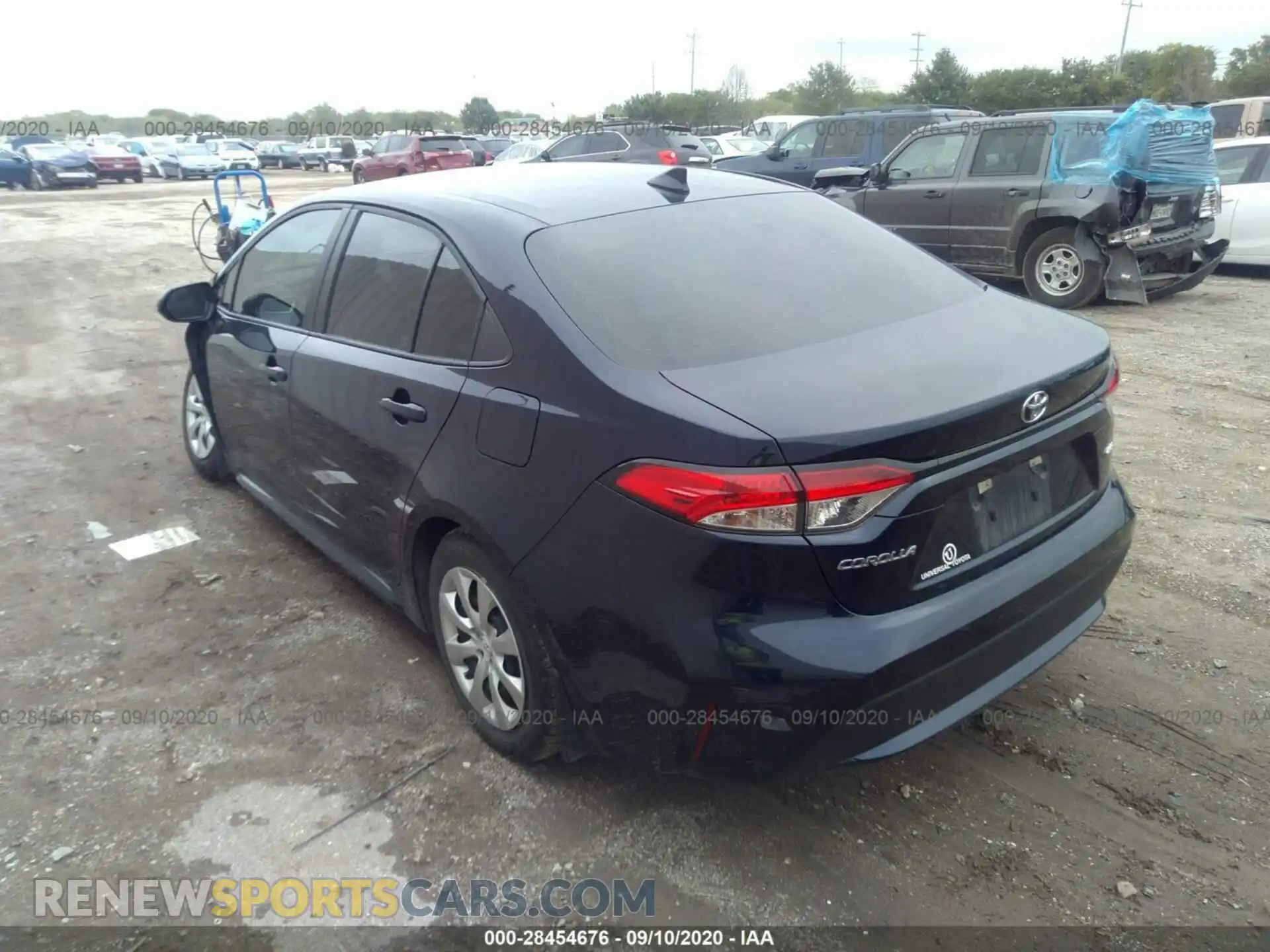 3 Photograph of a damaged car 5YFEPRAE1LP059293 TOYOTA COROLLA 2020