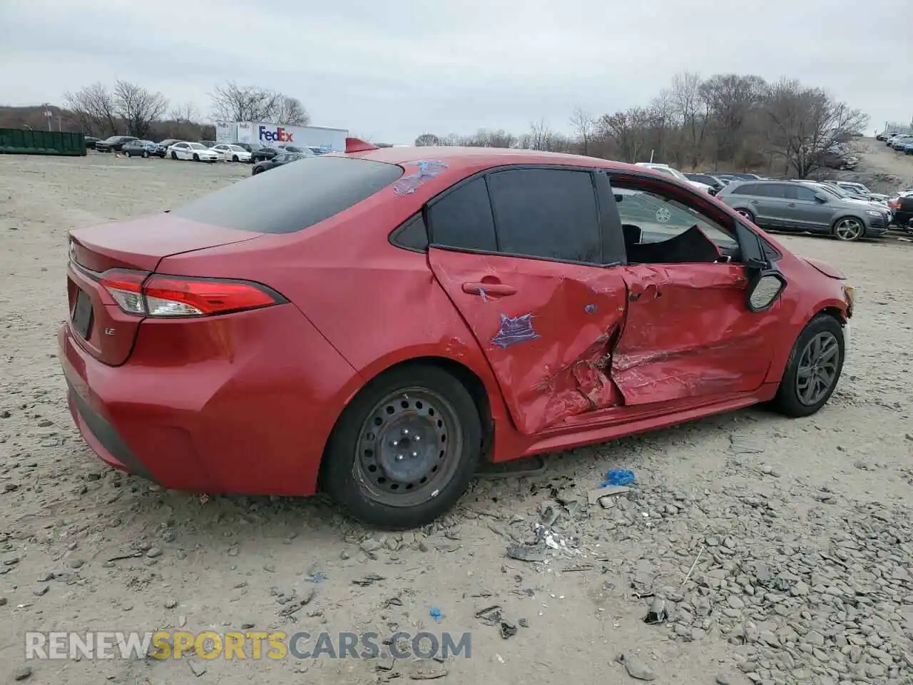 3 Photograph of a damaged car 5YFEPRAE1LP059553 TOYOTA COROLLA 2020