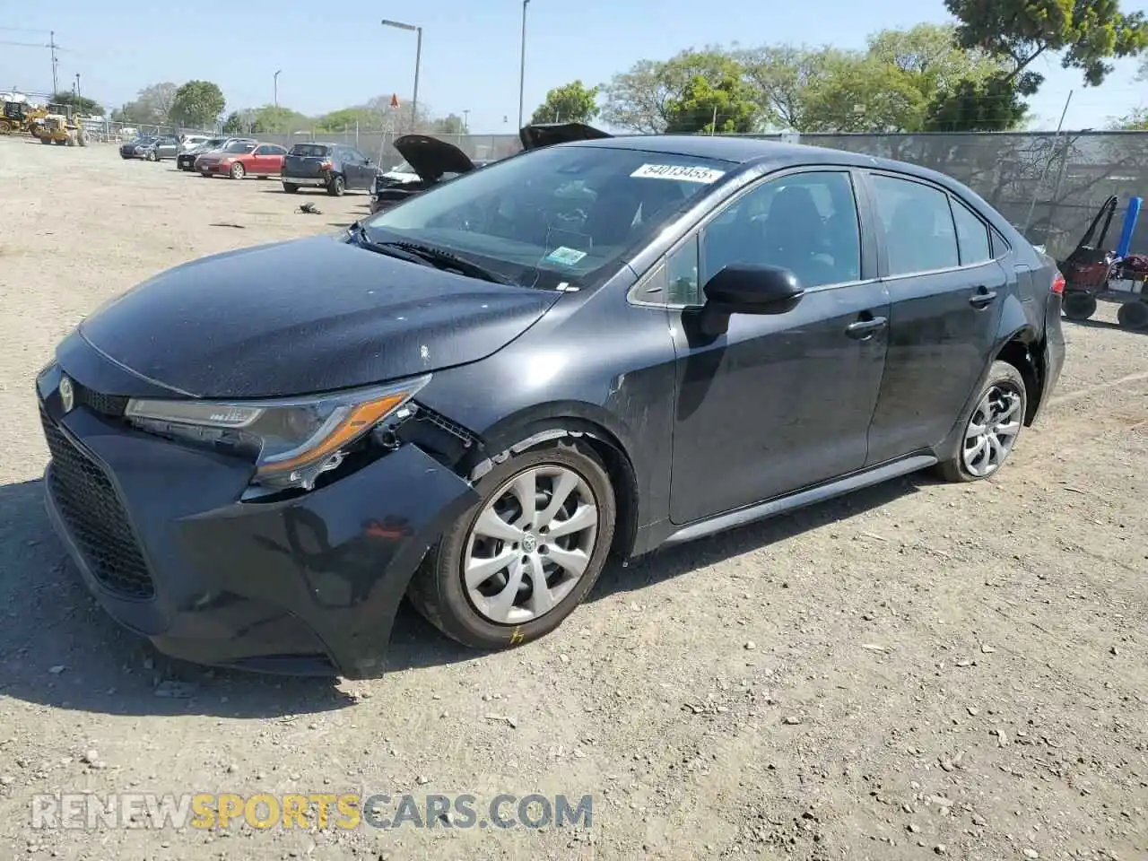 1 Photograph of a damaged car 5YFEPRAE1LP064574 TOYOTA COROLLA 2020