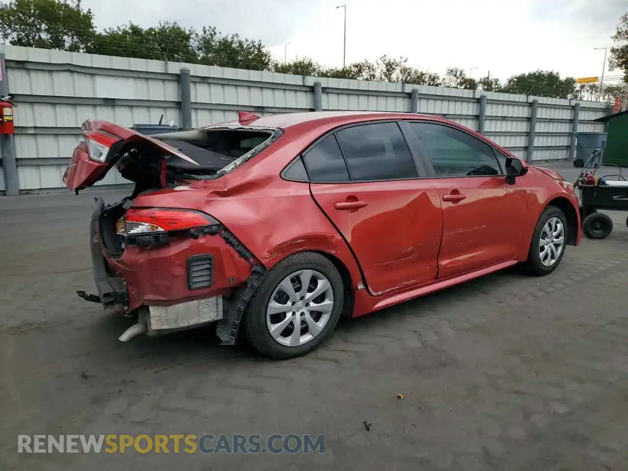 3 Photograph of a damaged car 5YFEPRAE1LP072321 TOYOTA COROLLA 2020