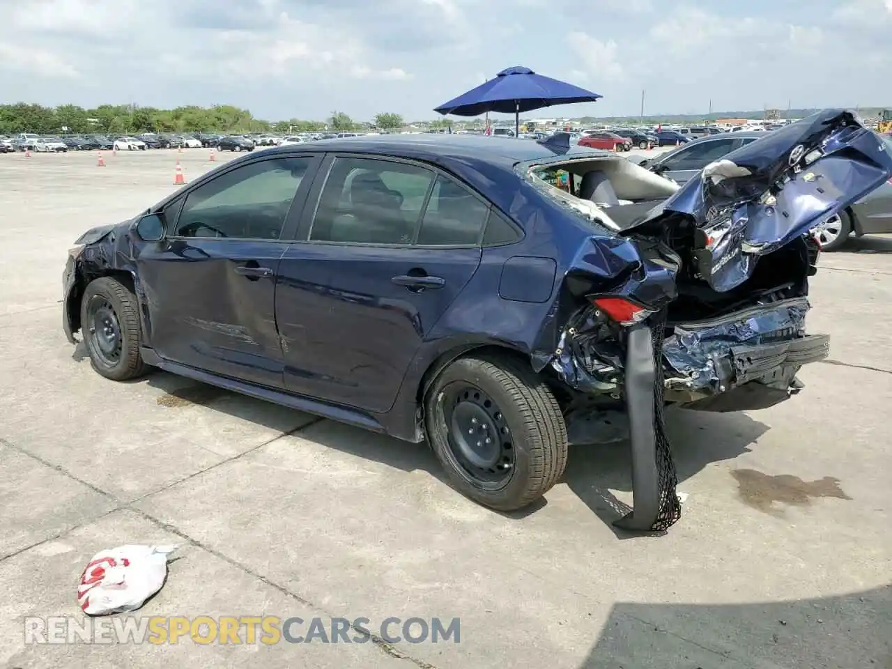 2 Photograph of a damaged car 5YFEPRAE1LP079608 TOYOTA COROLLA 2020