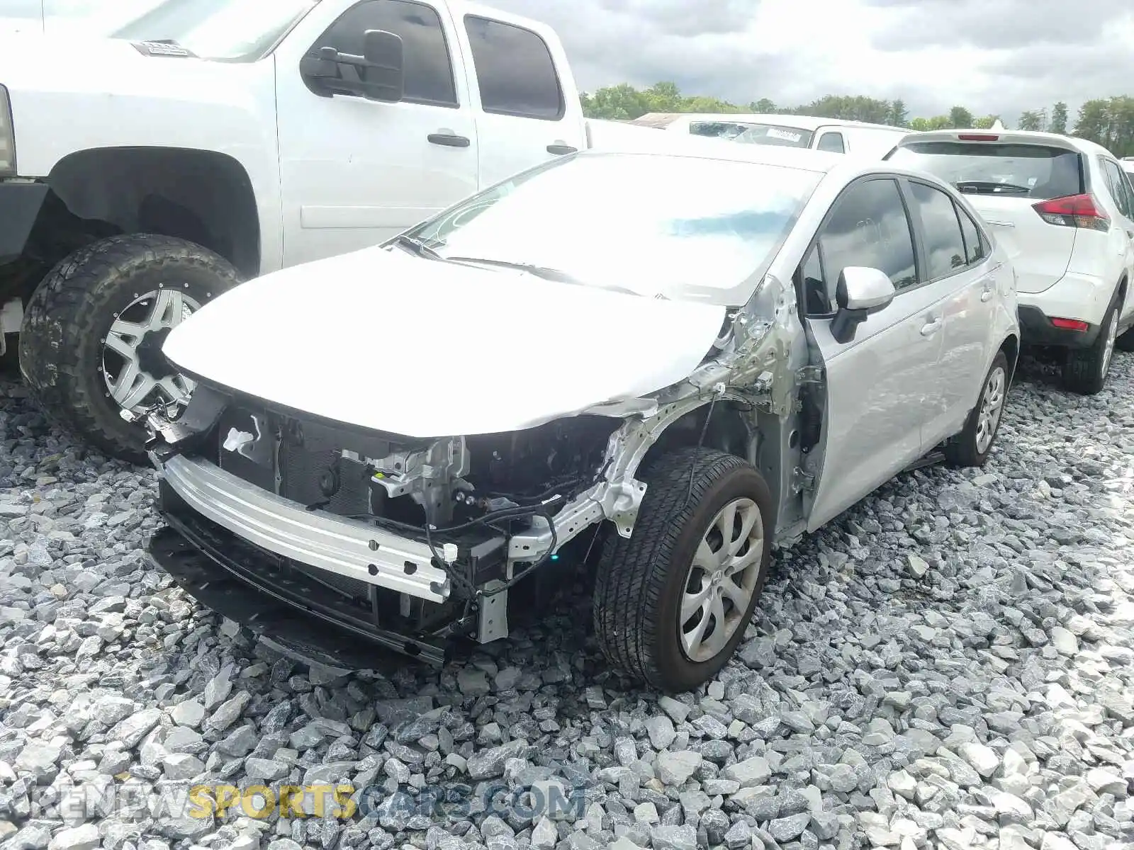 2 Photograph of a damaged car 5YFEPRAE1LP081861 TOYOTA COROLLA 2020