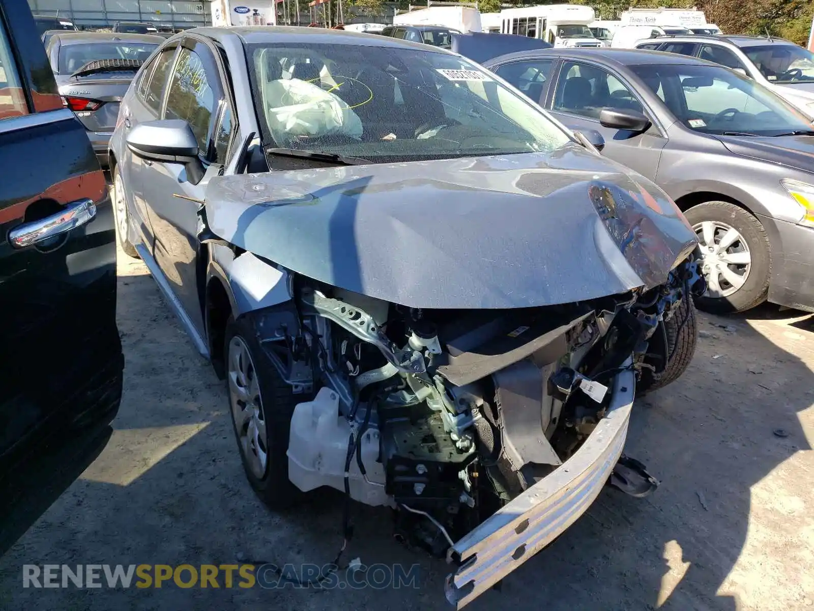 1 Photograph of a damaged car 5YFEPRAE1LP083402 TOYOTA COROLLA 2020