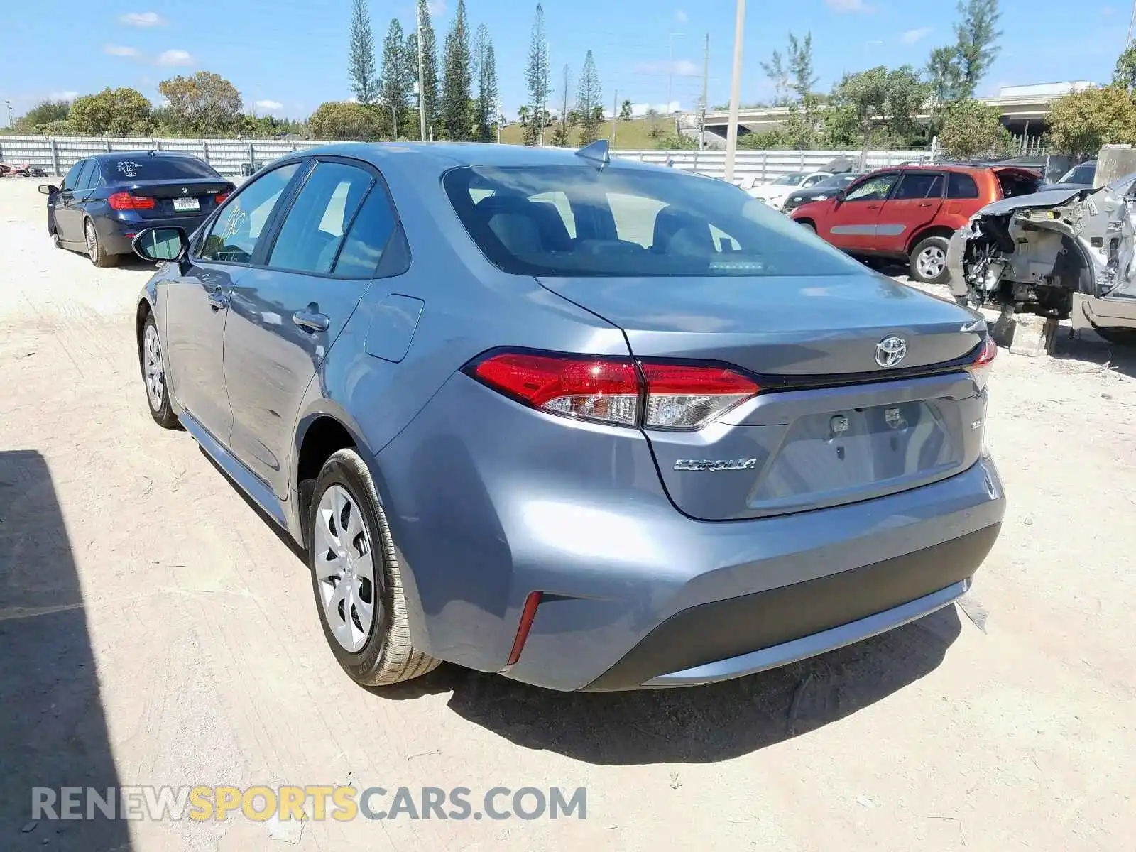 3 Photograph of a damaged car 5YFEPRAE1LP085845 TOYOTA COROLLA 2020