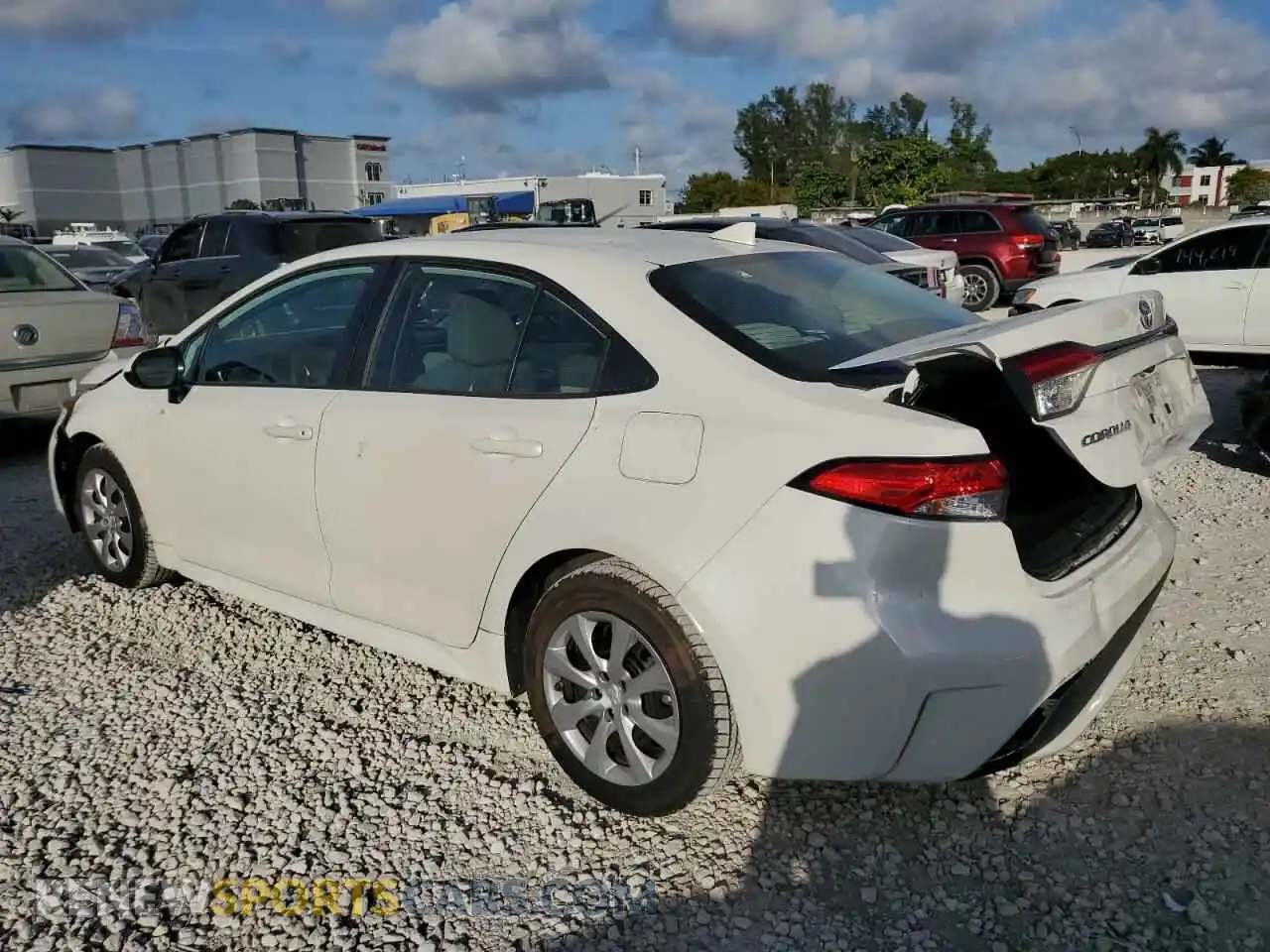 2 Photograph of a damaged car 5YFEPRAE1LP088387 TOYOTA COROLLA 2020