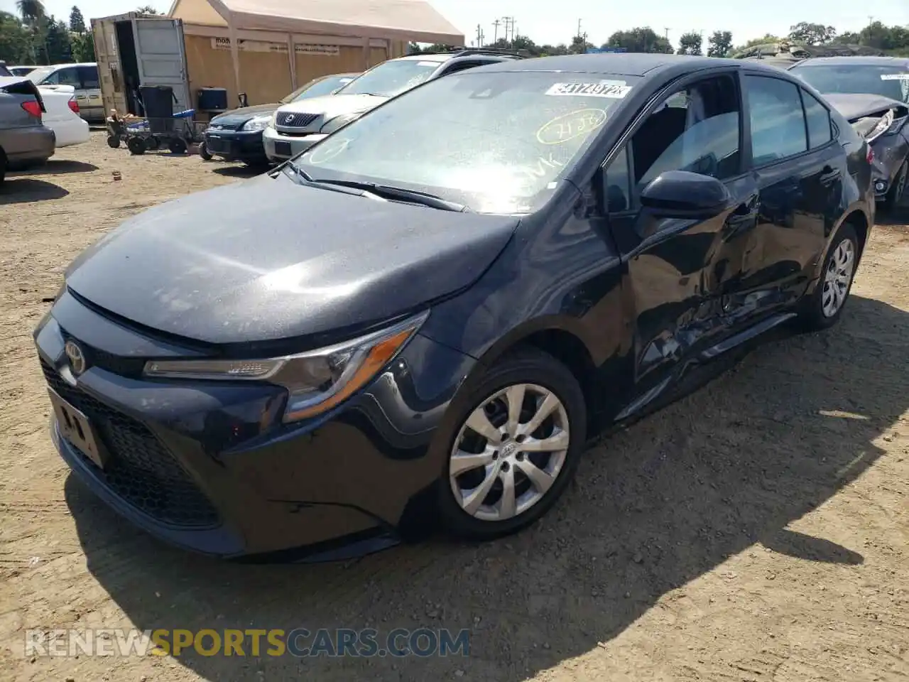 2 Photograph of a damaged car 5YFEPRAE1LP089359 TOYOTA COROLLA 2020