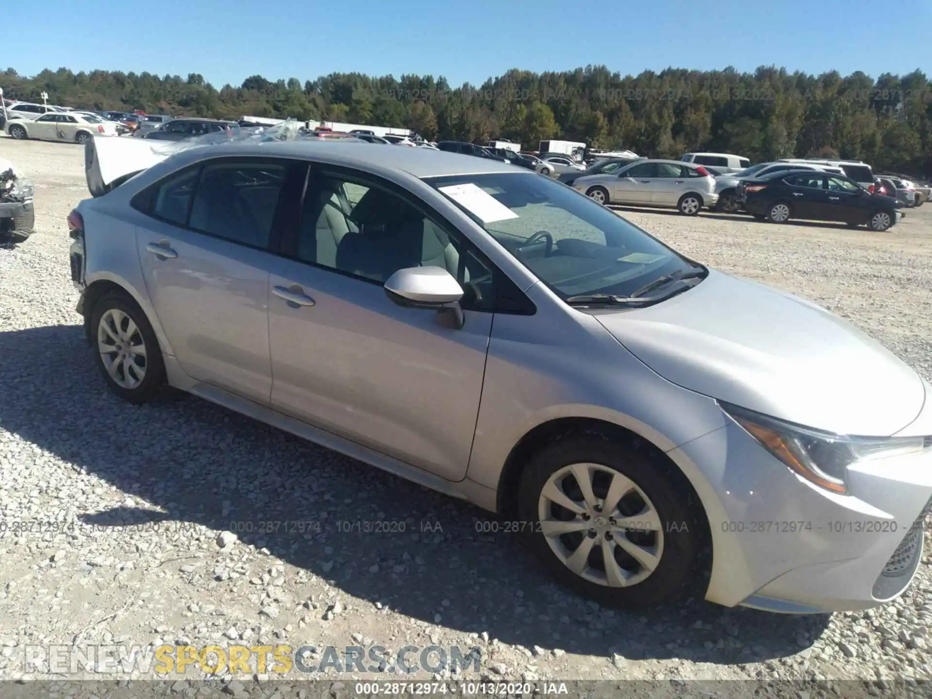 1 fotografías del automóvil dañado 5YFEPRAE1LP089684 TOYOTA COROLLA 2020