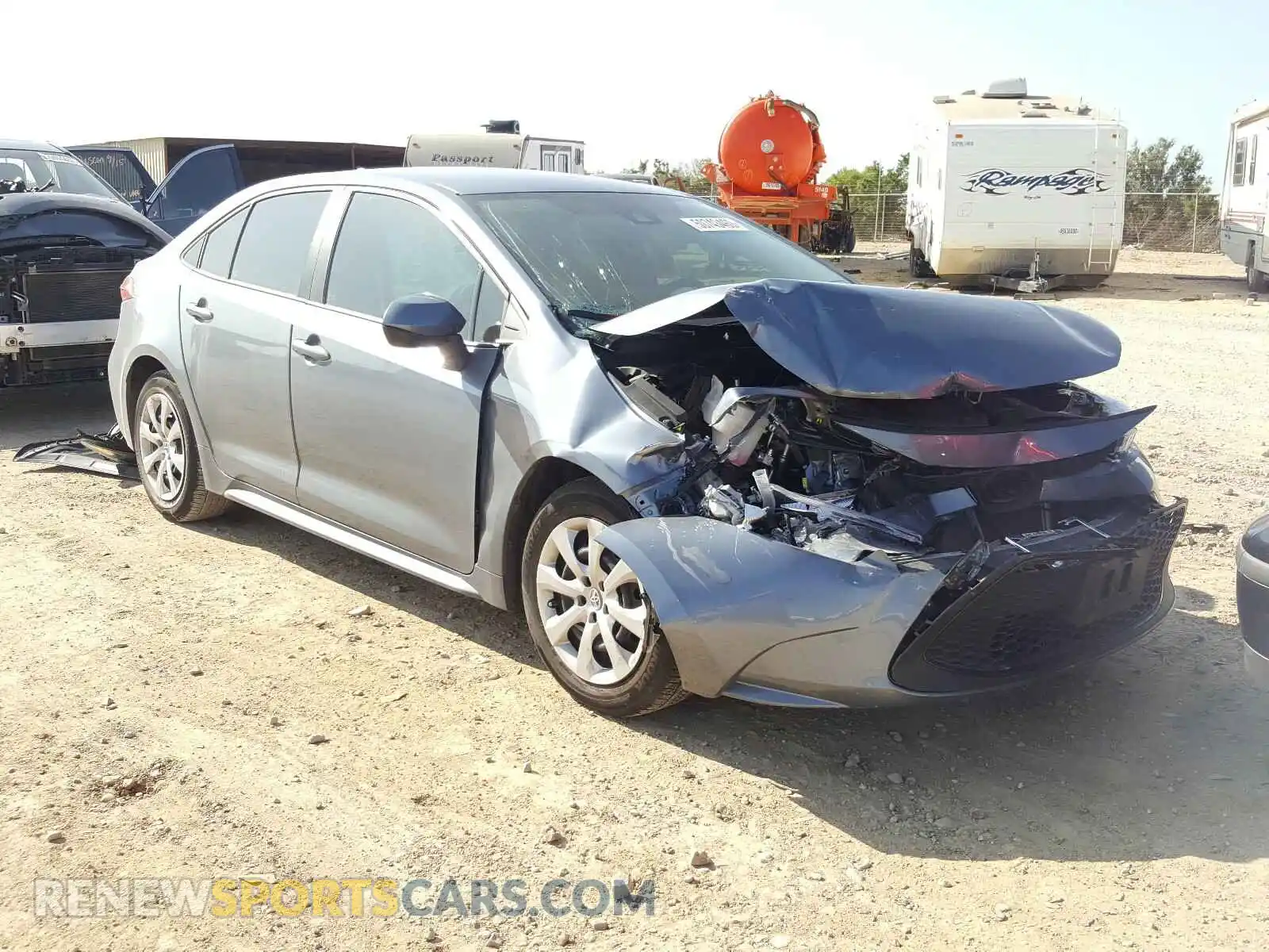 1 Photograph of a damaged car 5YFEPRAE1LP093136 TOYOTA COROLLA 2020