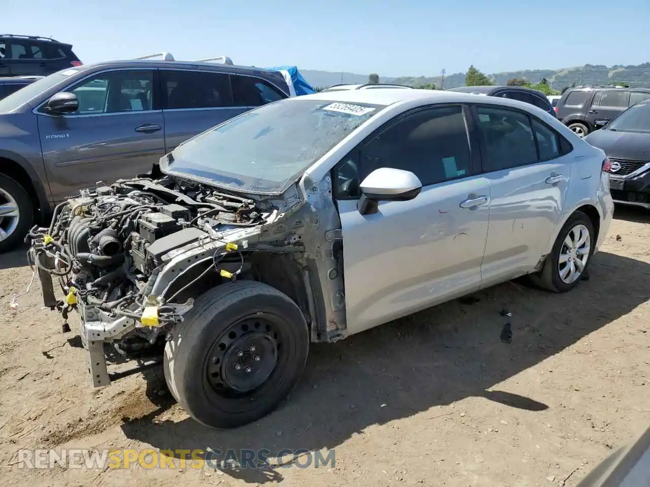 1 Photograph of a damaged car 5YFEPRAE1LP093380 TOYOTA COROLLA 2020