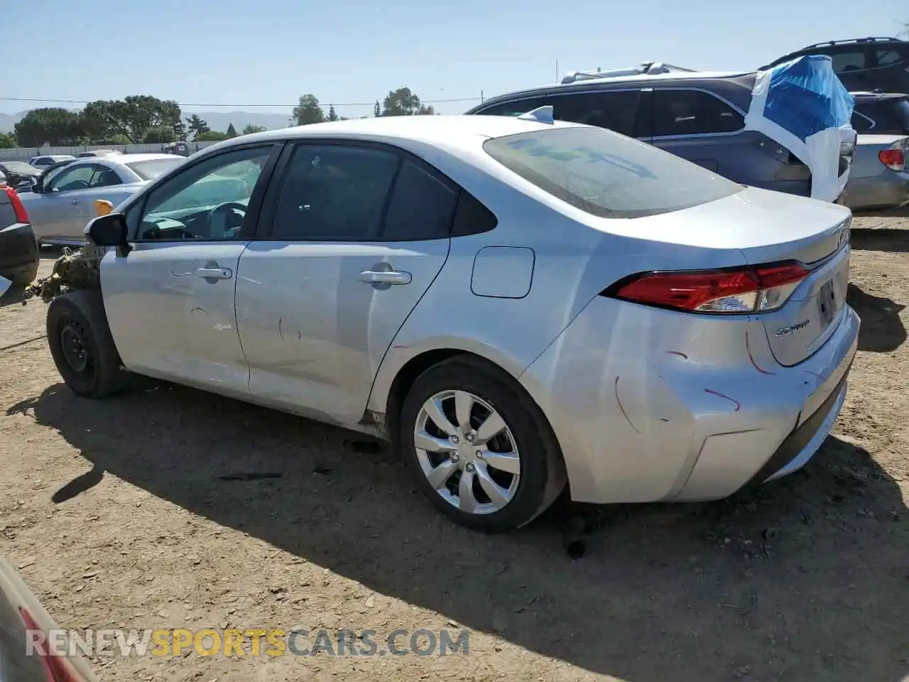 2 Photograph of a damaged car 5YFEPRAE1LP093380 TOYOTA COROLLA 2020
