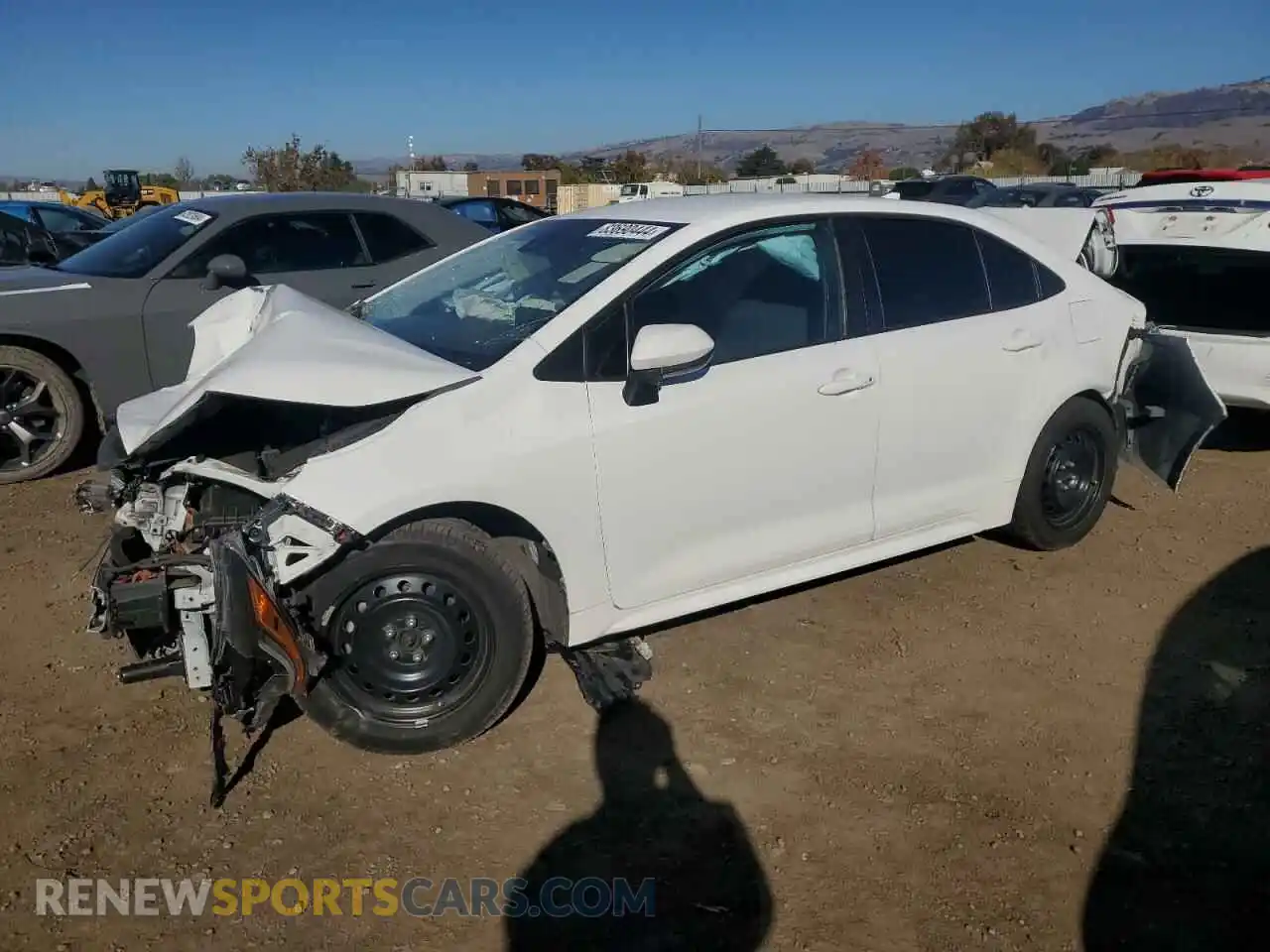 1 Photograph of a damaged car 5YFEPRAE1LP094335 TOYOTA COROLLA 2020