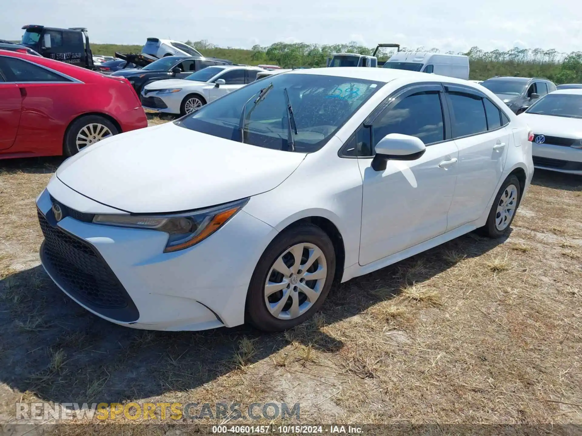 2 Photograph of a damaged car 5YFEPRAE1LP094545 TOYOTA COROLLA 2020
