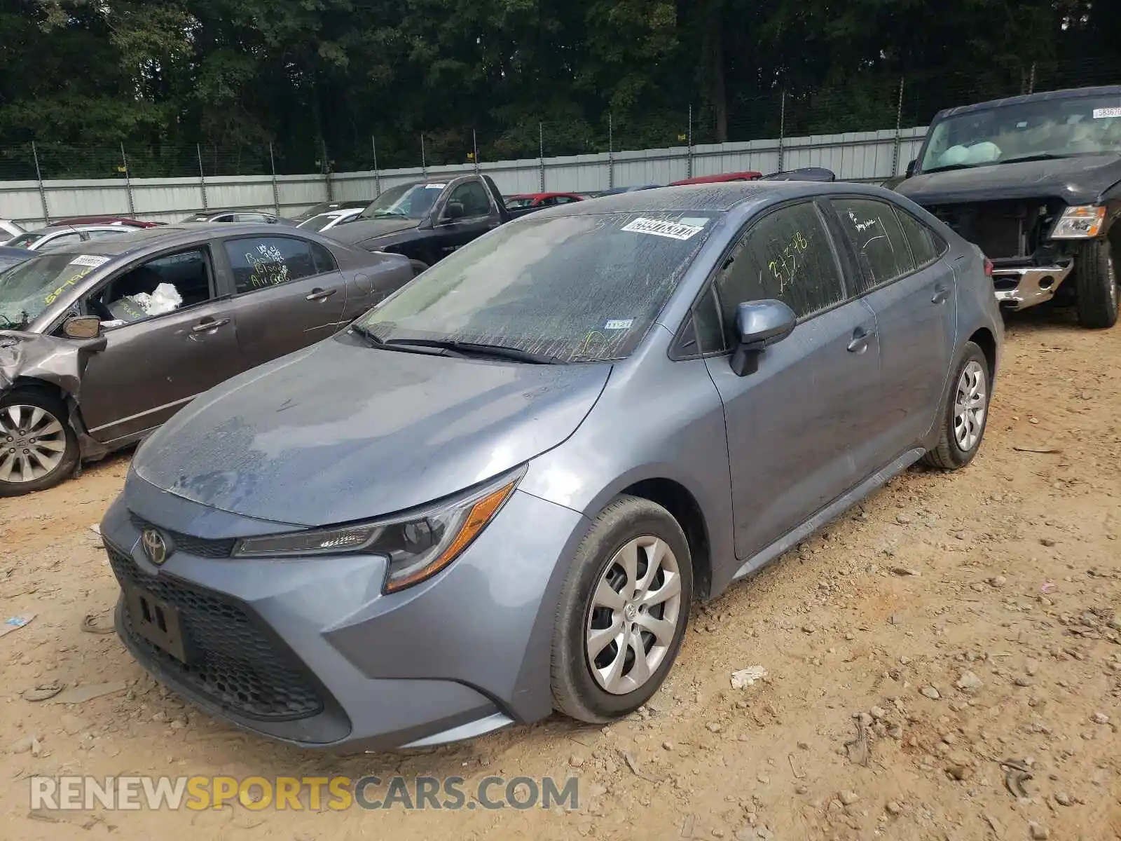 2 Photograph of a damaged car 5YFEPRAE1LP097056 TOYOTA COROLLA 2020