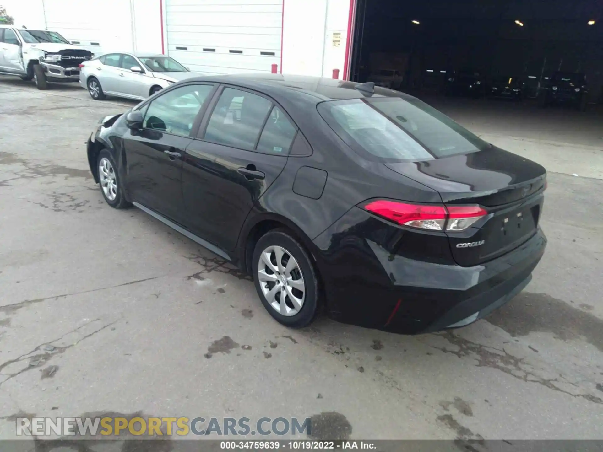 3 Photograph of a damaged car 5YFEPRAE1LP098496 TOYOTA COROLLA 2020