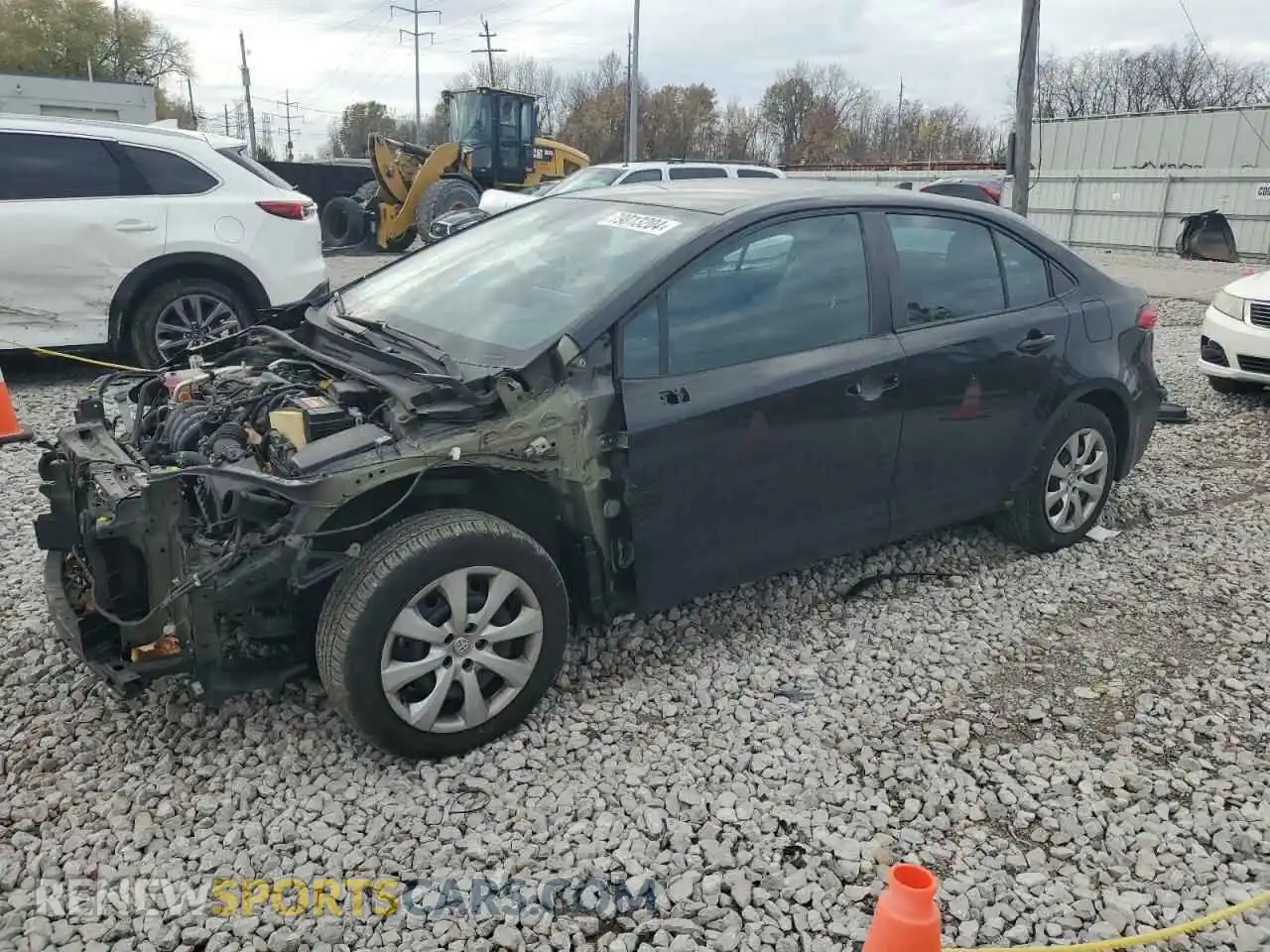 1 Photograph of a damaged car 5YFEPRAE1LP100537 TOYOTA COROLLA 2020