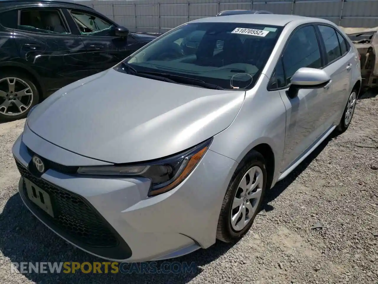 2 Photograph of a damaged car 5YFEPRAE1LP108671 TOYOTA COROLLA 2020