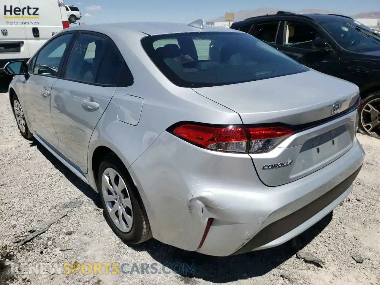 3 Photograph of a damaged car 5YFEPRAE1LP108671 TOYOTA COROLLA 2020