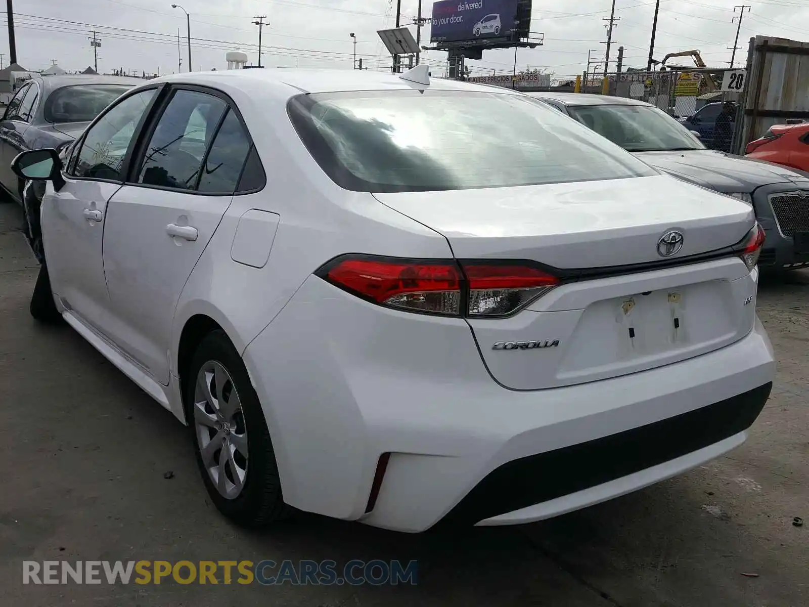 3 Фотография поврежденного автомобиля 5YFEPRAE1LP109738 TOYOTA COROLLA 2020