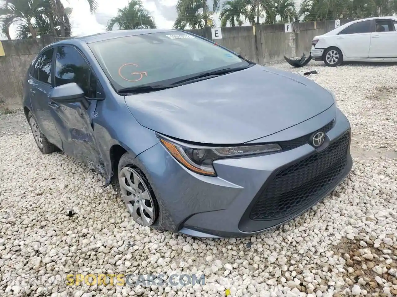 1 fotografías del automóvil dañado 5YFEPRAE1LP112381 TOYOTA COROLLA 2020
