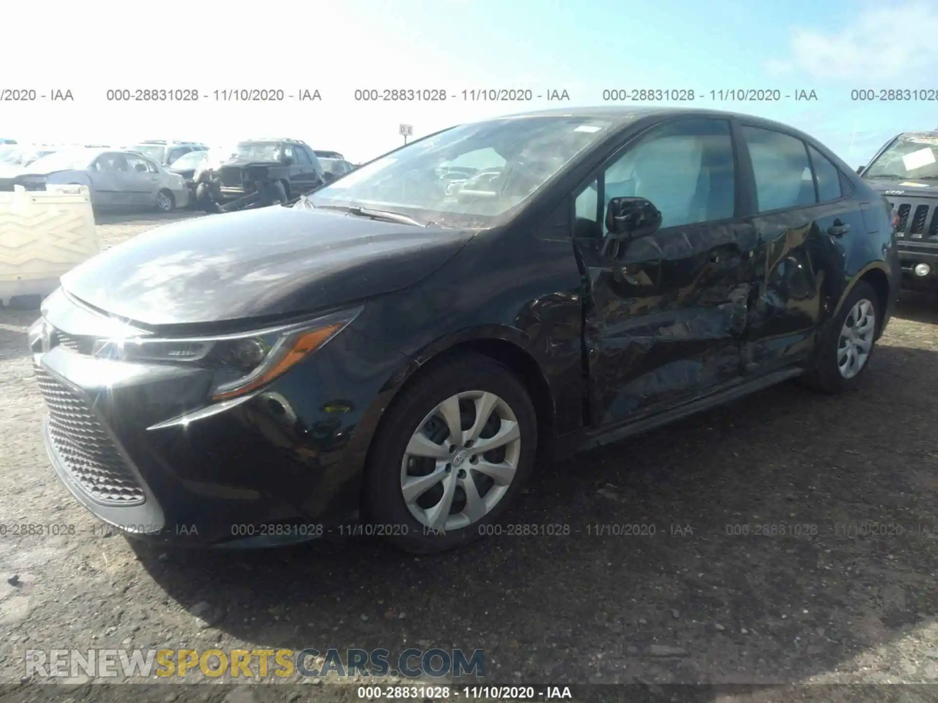 2 Photograph of a damaged car 5YFEPRAE1LP112820 TOYOTA COROLLA 2020