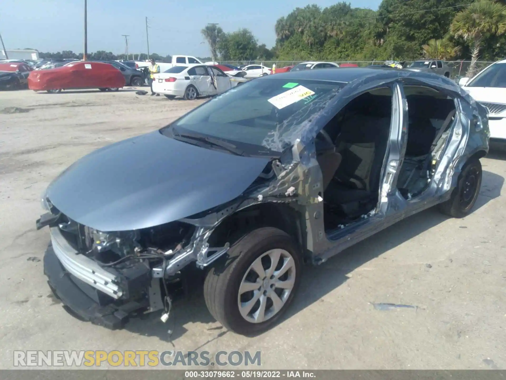 2 Photograph of a damaged car 5YFEPRAE1LP114356 TOYOTA COROLLA 2020