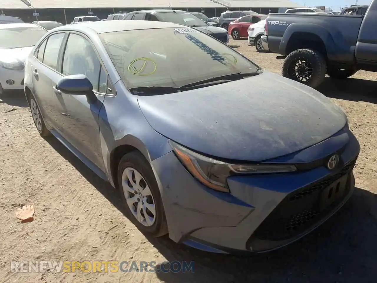 1 Photograph of a damaged car 5YFEPRAE1LP116513 TOYOTA COROLLA 2020