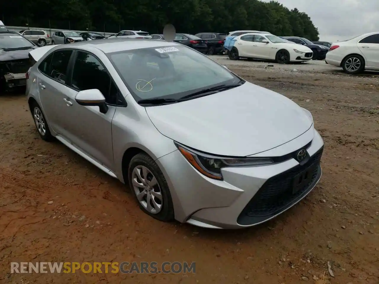 1 Photograph of a damaged car 5YFEPRAE1LP120710 TOYOTA COROLLA 2020