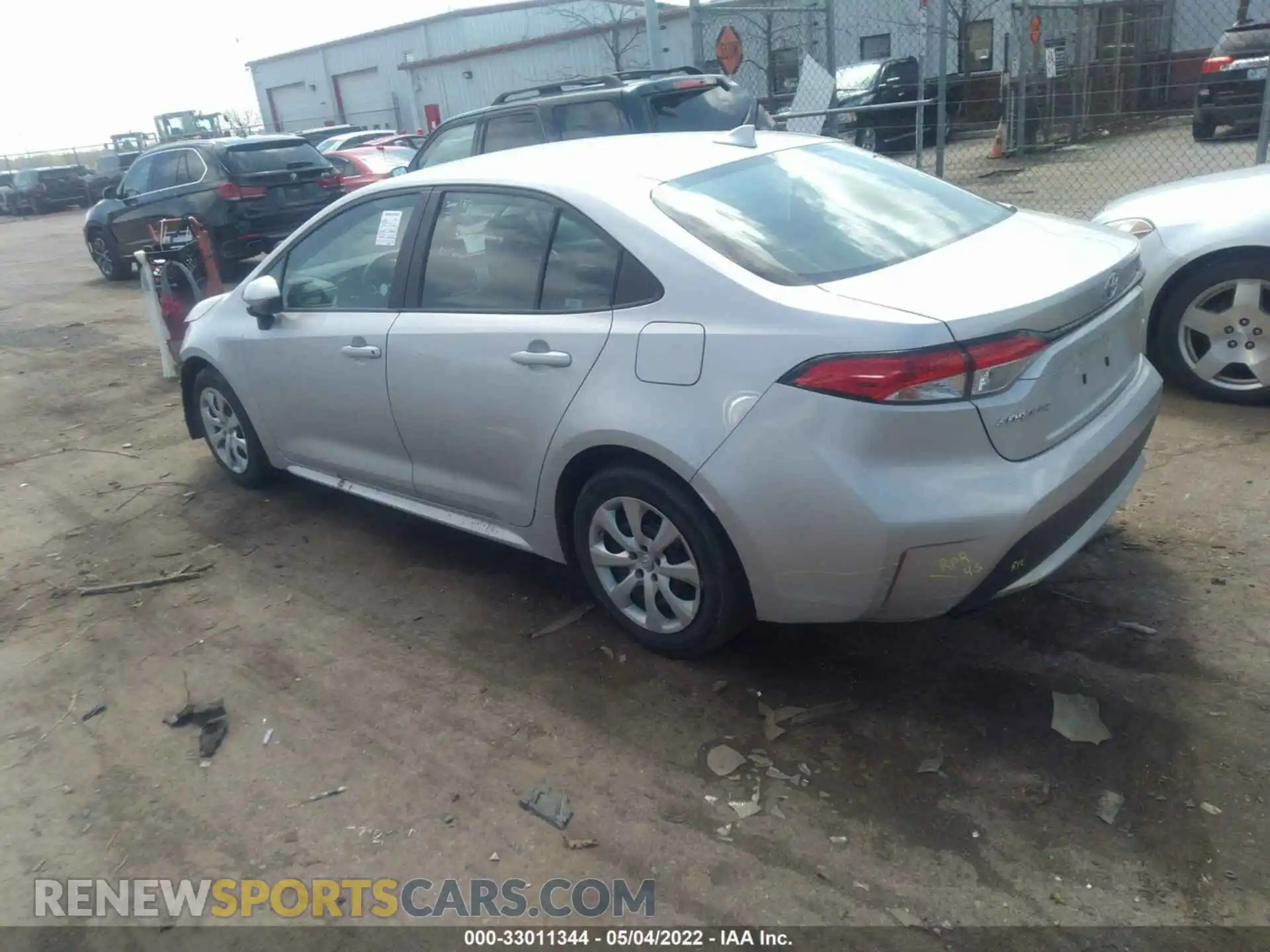 3 Photograph of a damaged car 5YFEPRAE1LP121548 TOYOTA COROLLA 2020