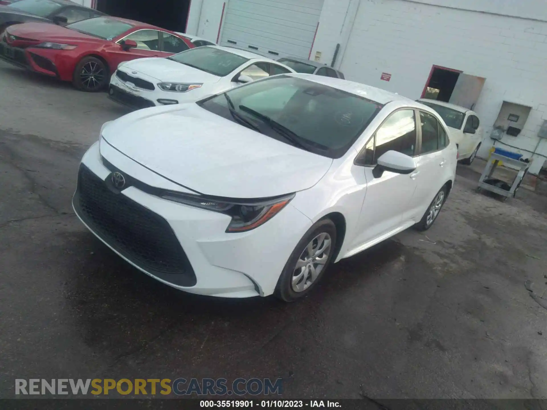 2 Photograph of a damaged car 5YFEPRAE1LP122697 TOYOTA COROLLA 2020