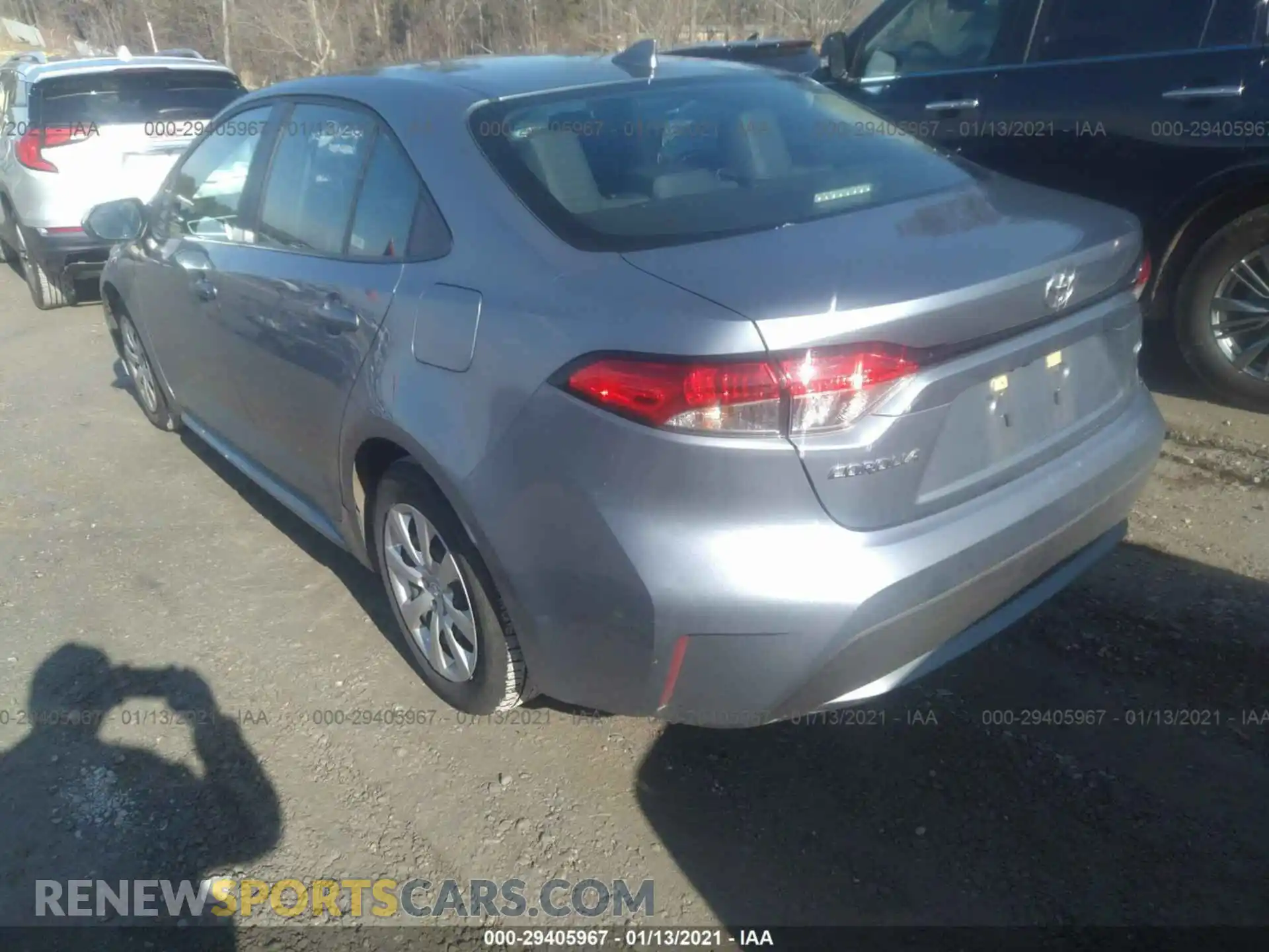 3 Photograph of a damaged car 5YFEPRAE1LP122876 TOYOTA COROLLA 2020