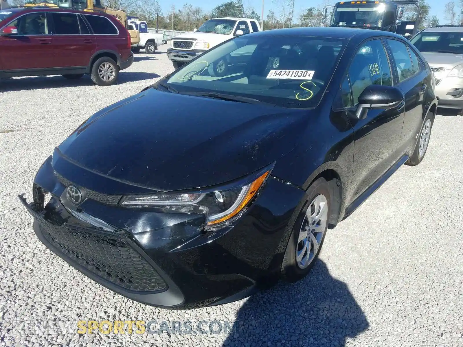 2 Photograph of a damaged car 5YFEPRAE1LP123252 TOYOTA COROLLA 2020