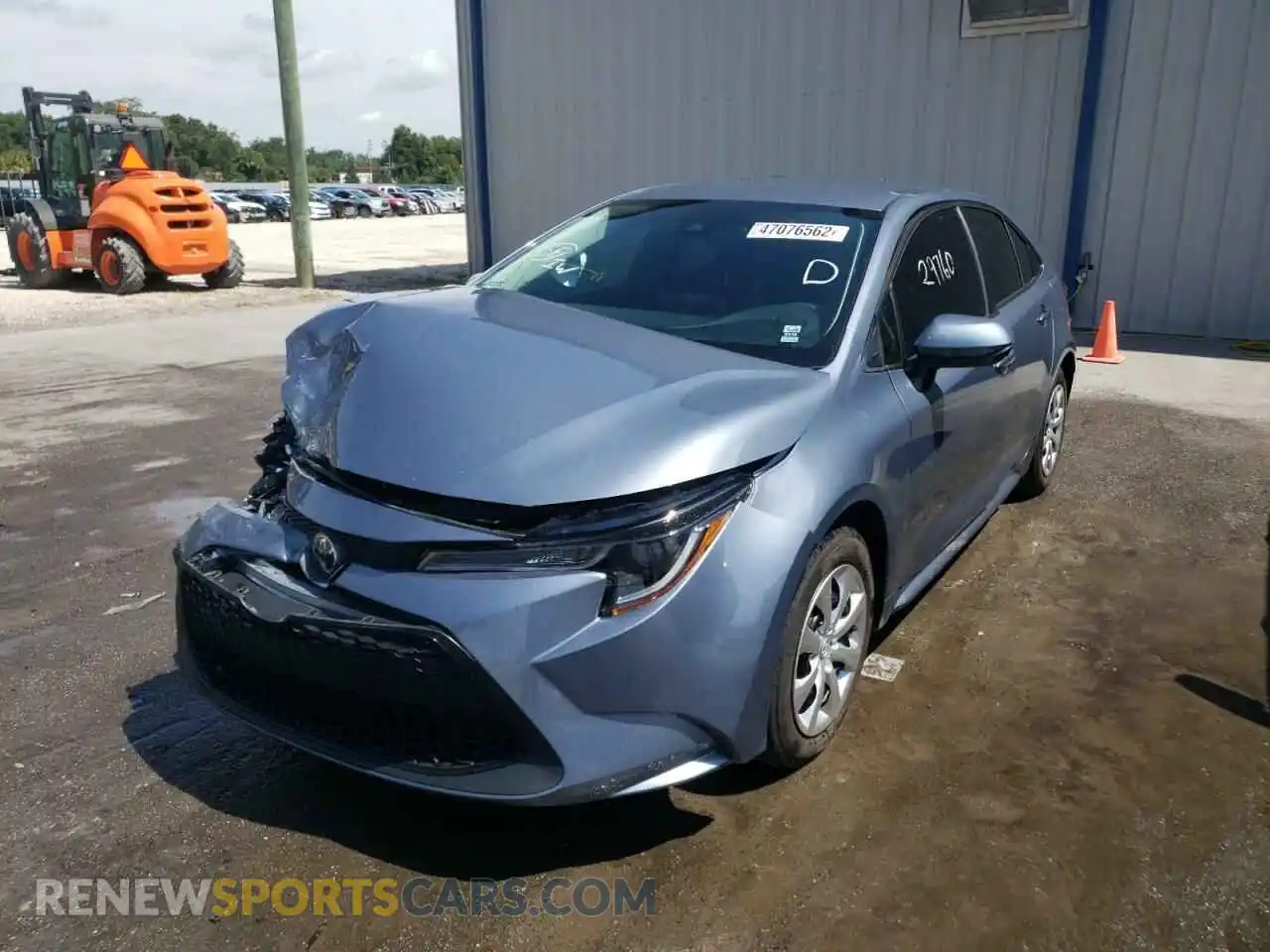 2 Photograph of a damaged car 5YFEPRAE1LP125339 TOYOTA COROLLA 2020