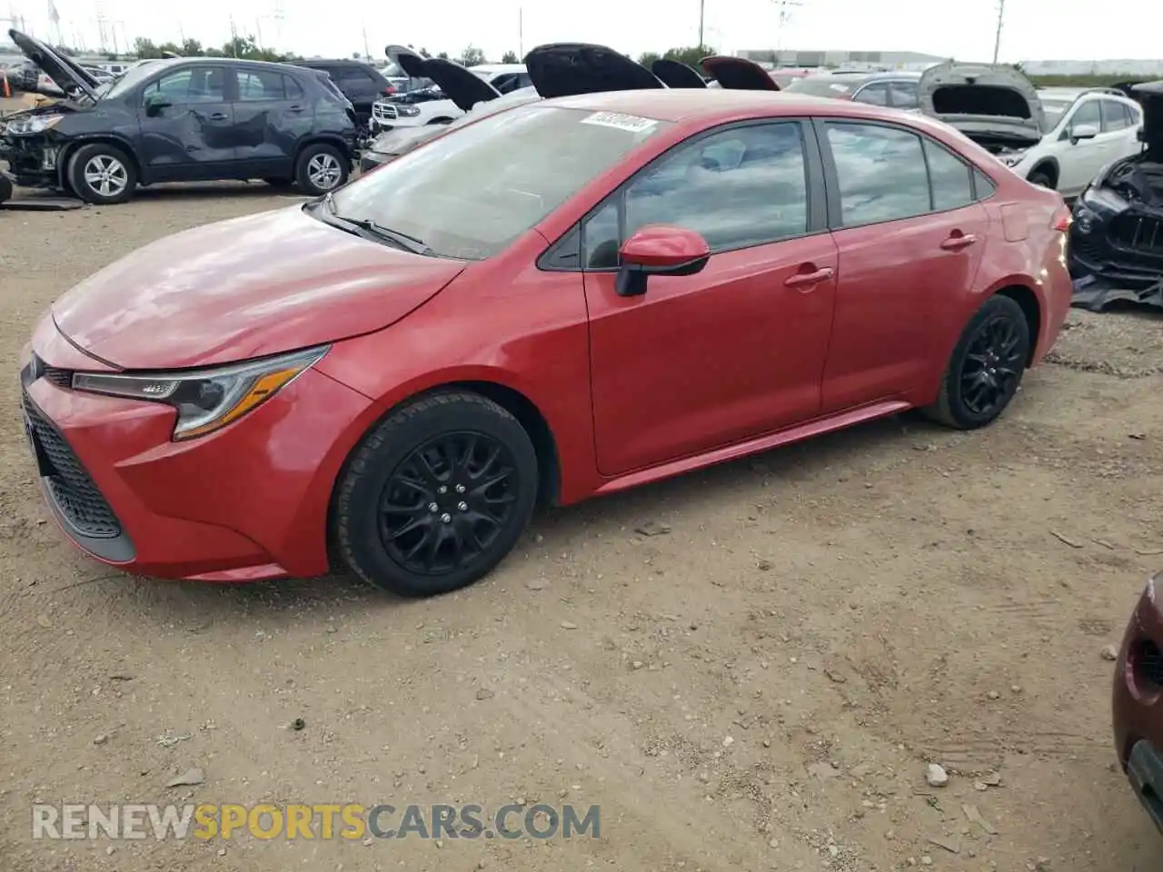 1 Photograph of a damaged car 5YFEPRAE1LP125342 TOYOTA COROLLA 2020