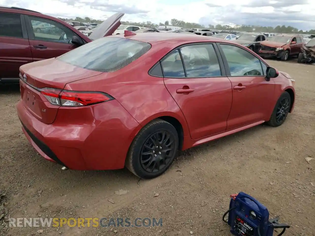 3 Photograph of a damaged car 5YFEPRAE1LP125342 TOYOTA COROLLA 2020