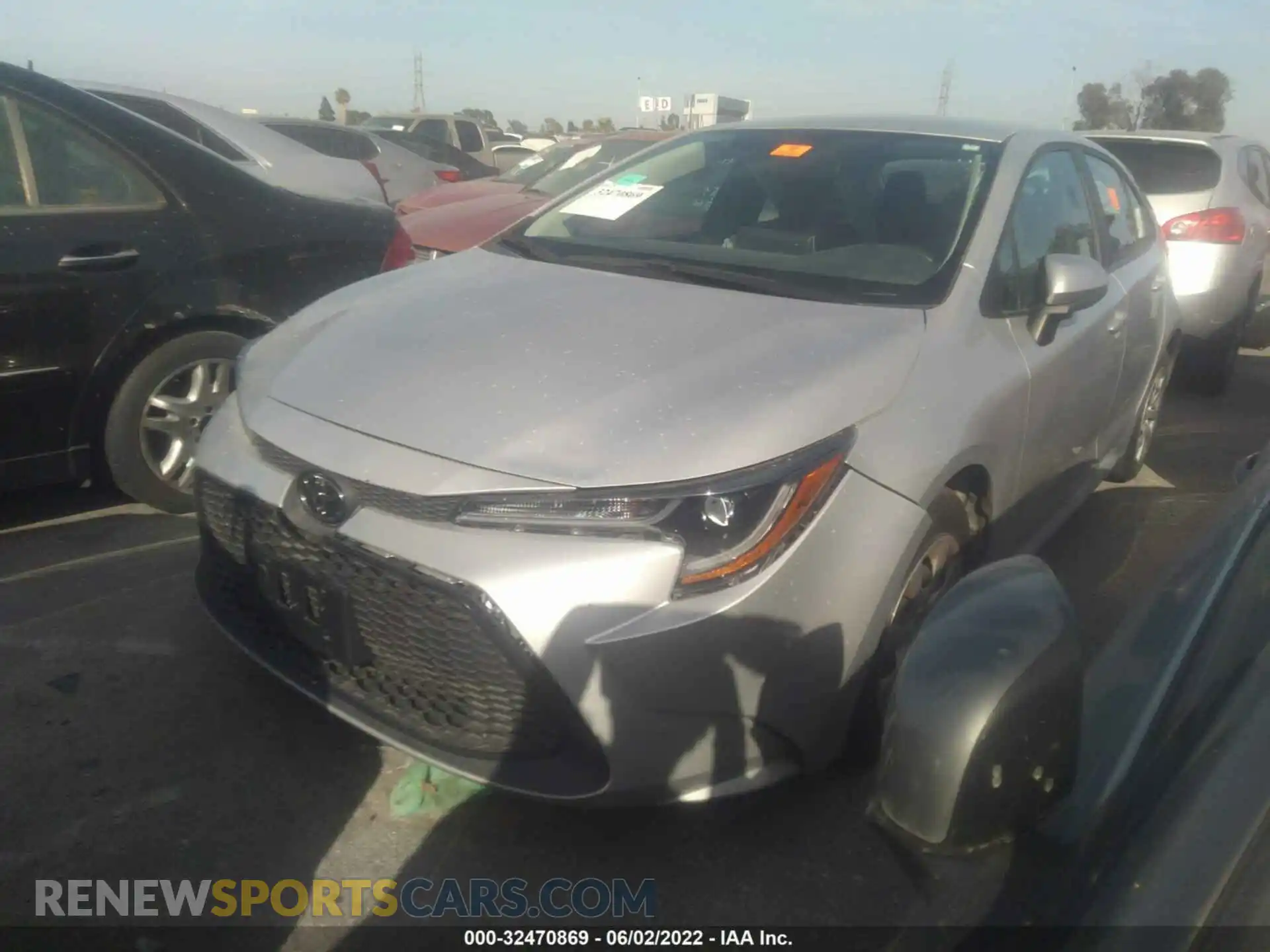 2 Фотография поврежденного автомобиля 5YFEPRAE1LP136986 TOYOTA COROLLA 2020