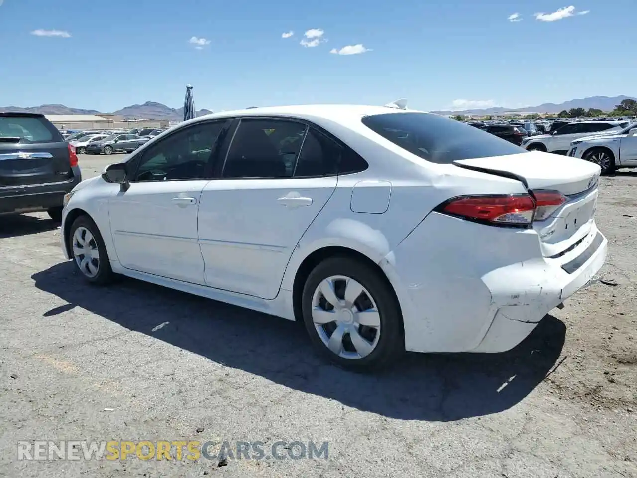 2 Photograph of a damaged car 5YFEPRAE1LP138303 TOYOTA COROLLA 2020